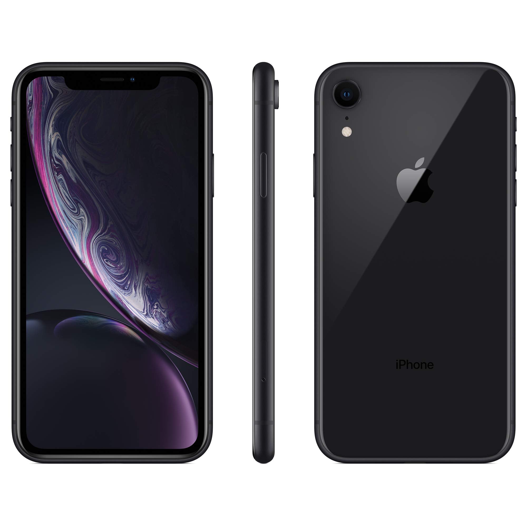 TracFone iPhone XR 4G LTE Prepaid Smartphone (Locked) - Black - 64GB - Sim Card Included - CDMA