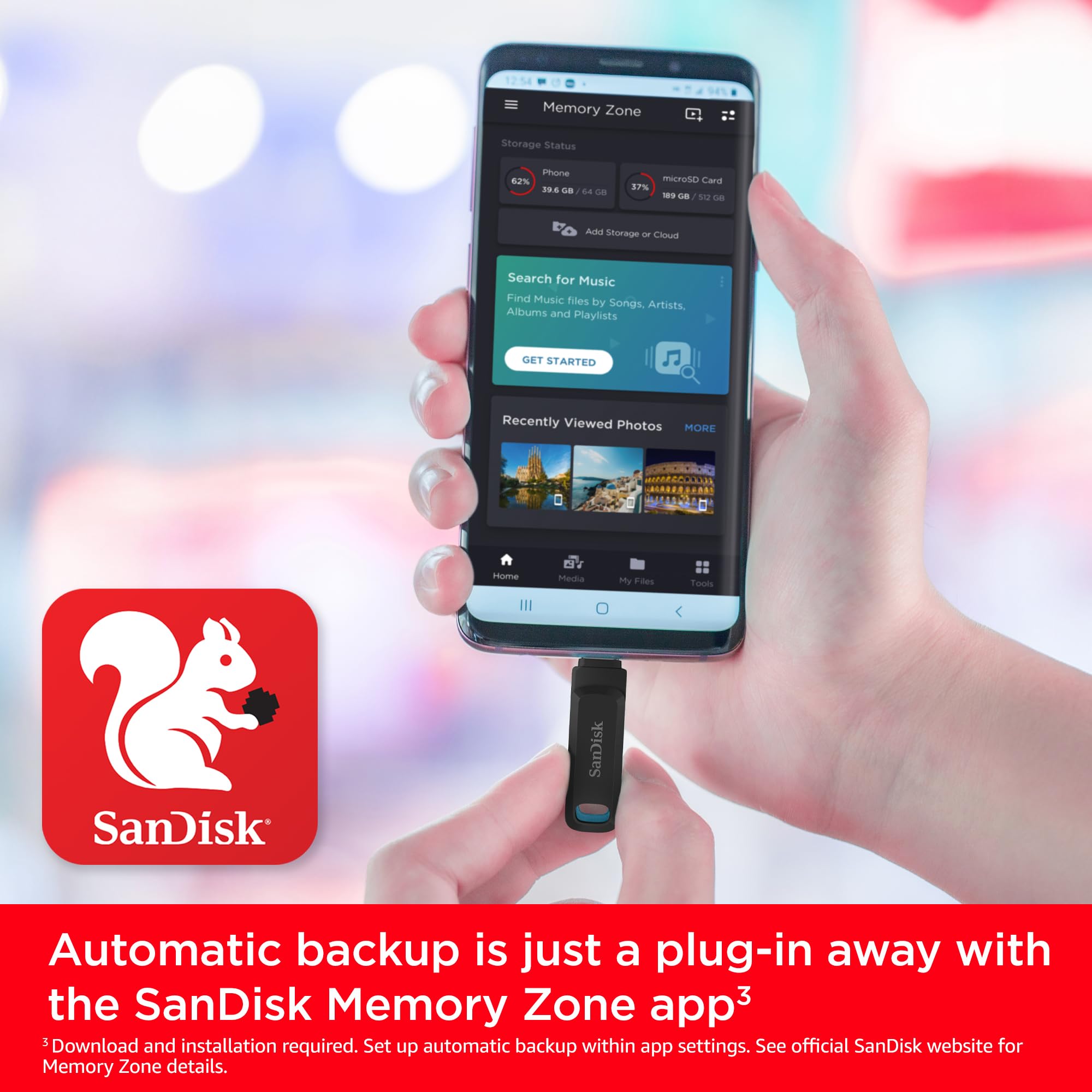 SANDISK 256GB Ultra Dual Drive Go USB Type-C Flash Drive, Black - SDDDC3-256G-GAM46