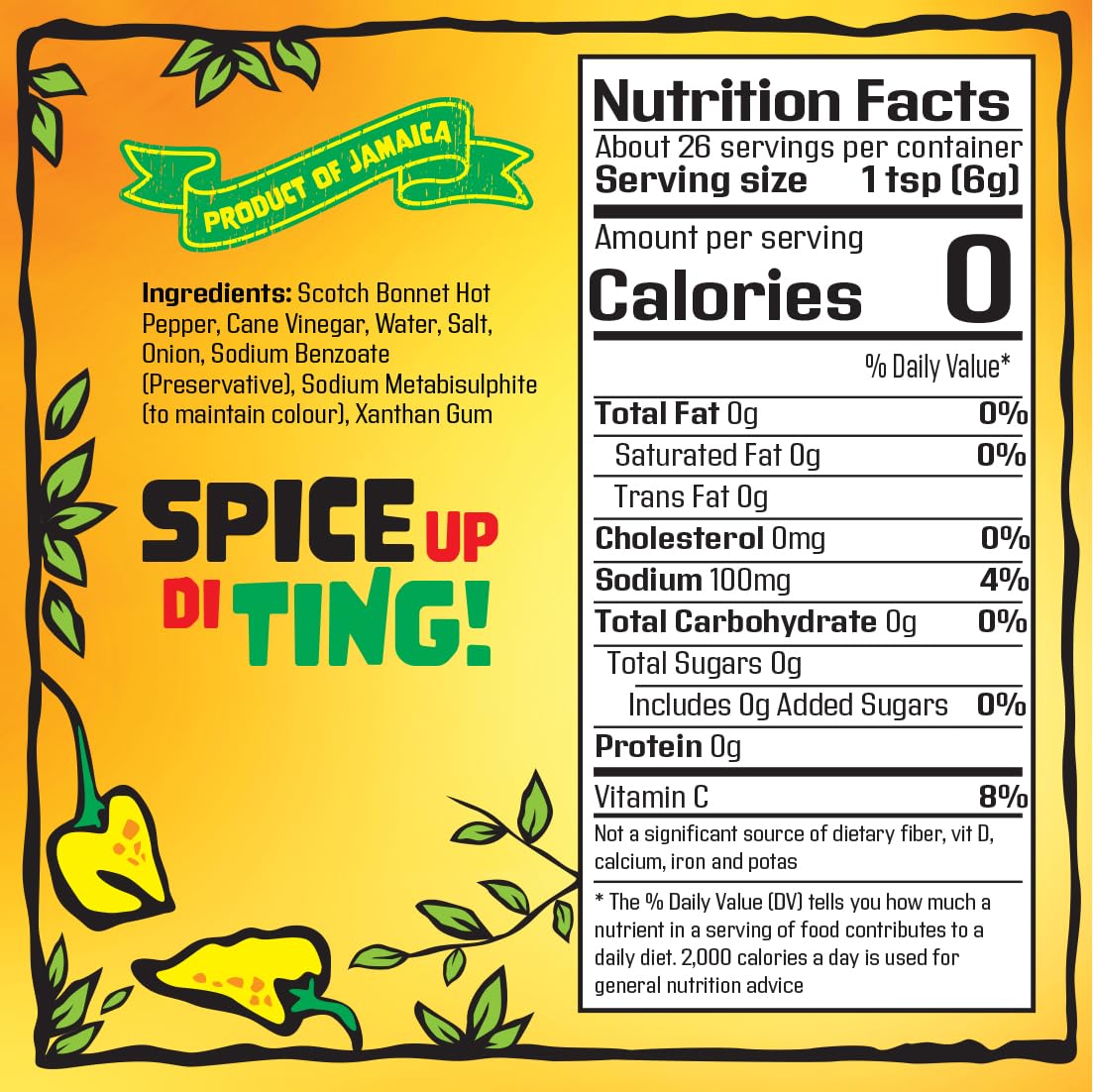 Spur Tree Jamaican Scotch Bonnet Pepper Sauce – Scotch Bonnet Hot Sauce for an Authentic Jamaican Experience – Scotch Bonnet Peppers to Spice Up Your Dish (5 Oz, 3 Pack)