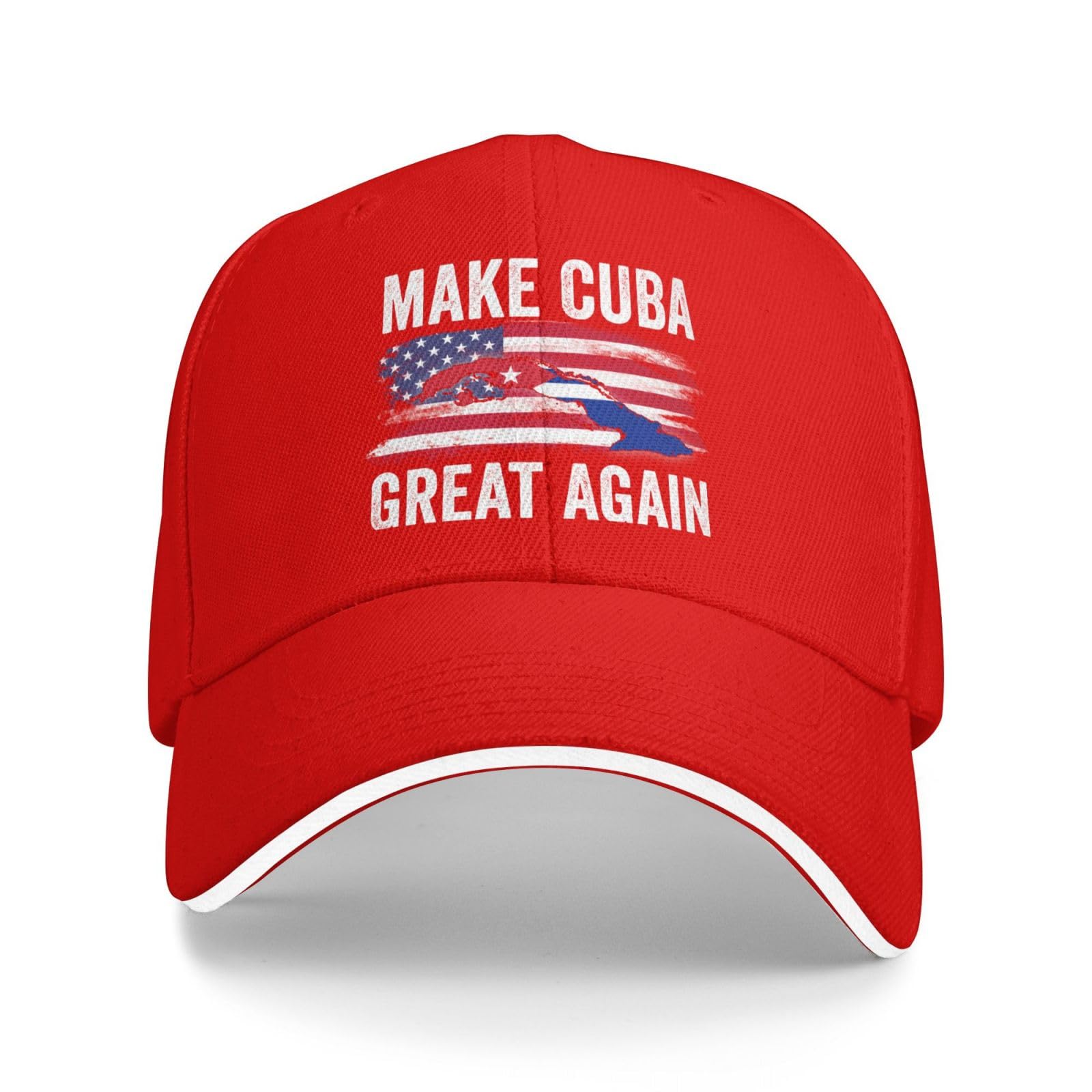 Antaa Make Cuba Great Again hat Cuban Flag Baseball Cap Red