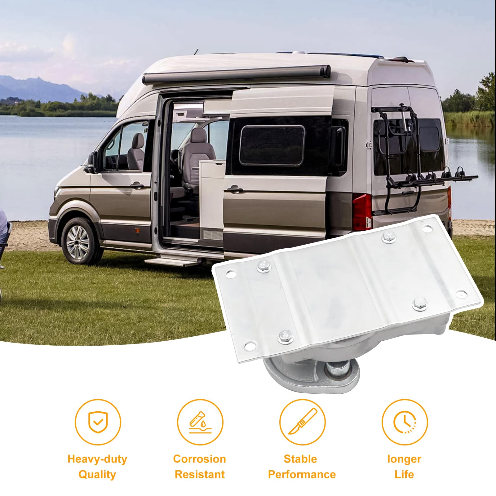 379160 RV Gear Box Curved Linkage 9 Inch for Kwi-kee 22 23 28A 30 32 33 34 35 36 38 40 Series Electric Steps 1104425 Grey