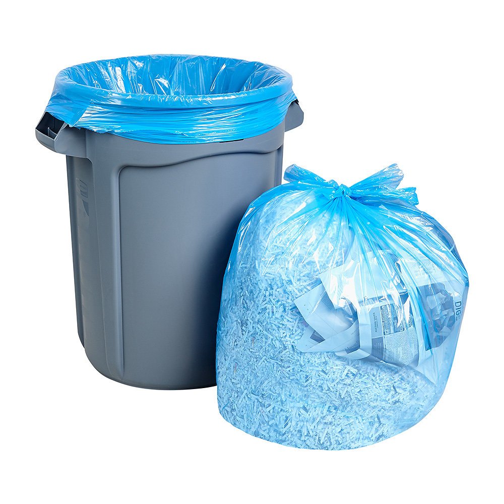 30-33 Gallon Trash Bags Heavy Duty (Value Pack 100 Count w/Ties) Blue Trash Bags 30-33,30, 33 Gallon, 35 Gal Capacity