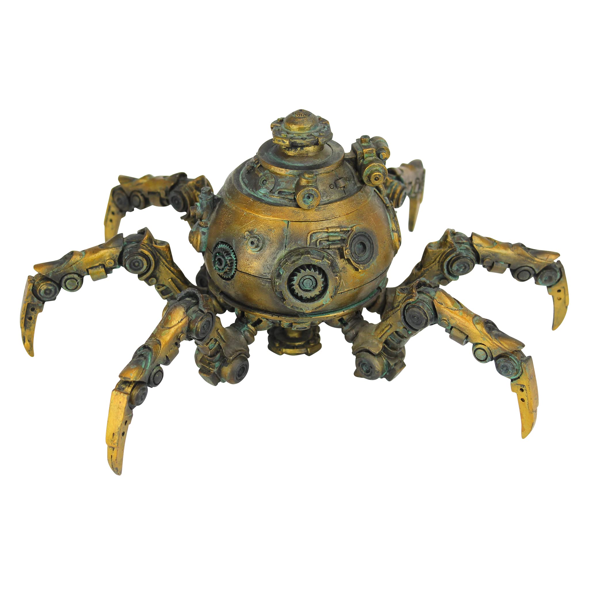Design Toscano CL6874 Octopod Mechanical Steampunk Sculpture, antique gold