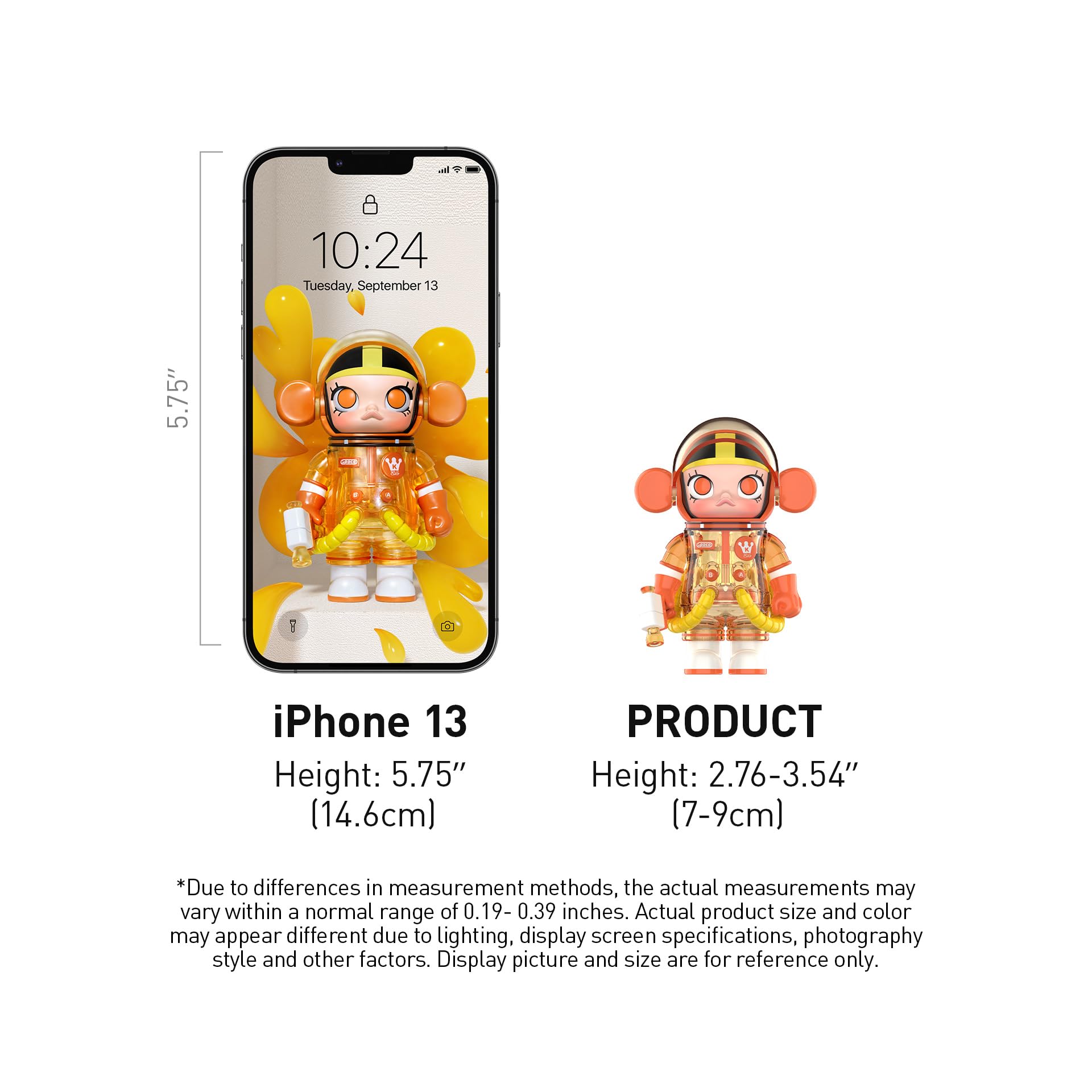 POP MART MEGA Space Molly 100% Series4 Blind Box Figures, Random Design Action Figures Collectible Toys Home Decorations, Holiday Birthday Gifts for Girls and Boys, Single Box