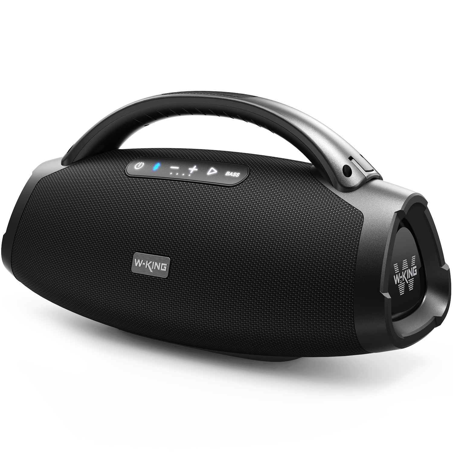 W-KING 300W Peak 200W RMS Portable Bluetooth Speakers, Massive Bass Party Boombox IPX7 Waterproof Bluetooth Speaker Large, Loud Outdoor Wireless Speaker/V5.3/EQ APP/Fast Charge/Stereo Pair/Guitar in