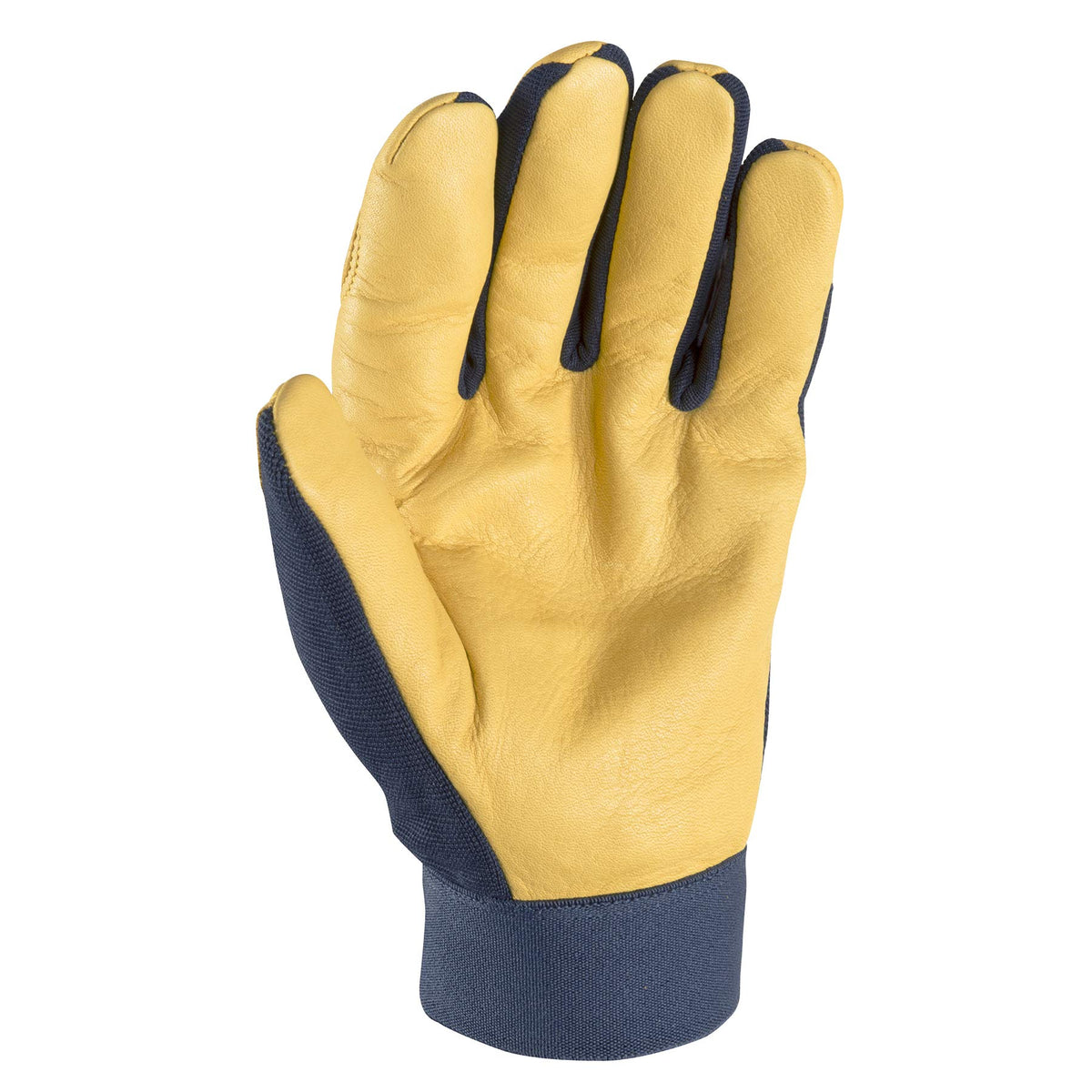 Wells Lamont Men's Leather Palm Work Gloves | Heavy Duty, Form Fitting for Improved Dexterity | Made with Water-Resistant HydraHyde, Large (3207L)