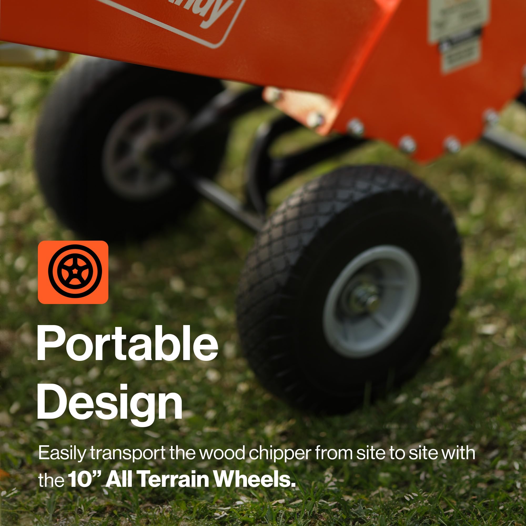 SuperHandy Wood Chipper Shredder Mulcher 7HP Engine Heavy Duty Compact Rotor Assembly Design 3" Inch Max Capacity Aids in Fire Prevention and Building Firebreaks