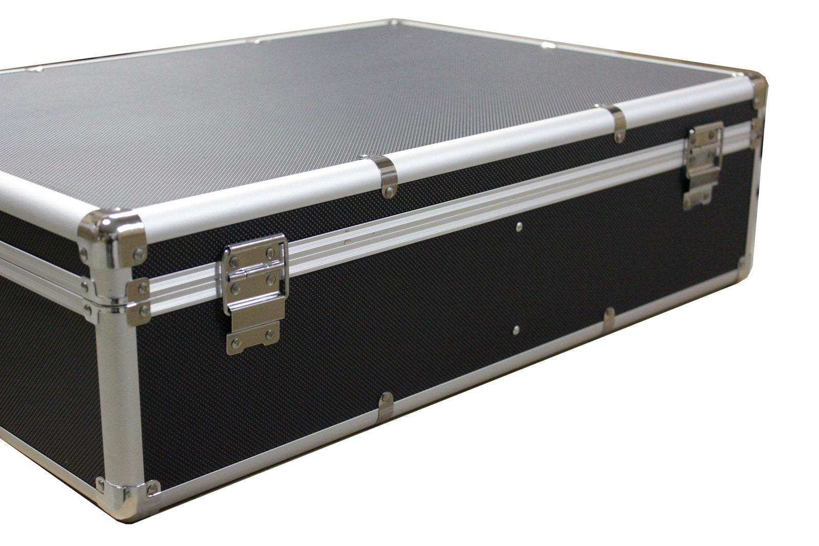 New Aluminum Like CD DVD Storage Case Holds 1000 Discs Black Box with Hanger Sleeves MegaDisc