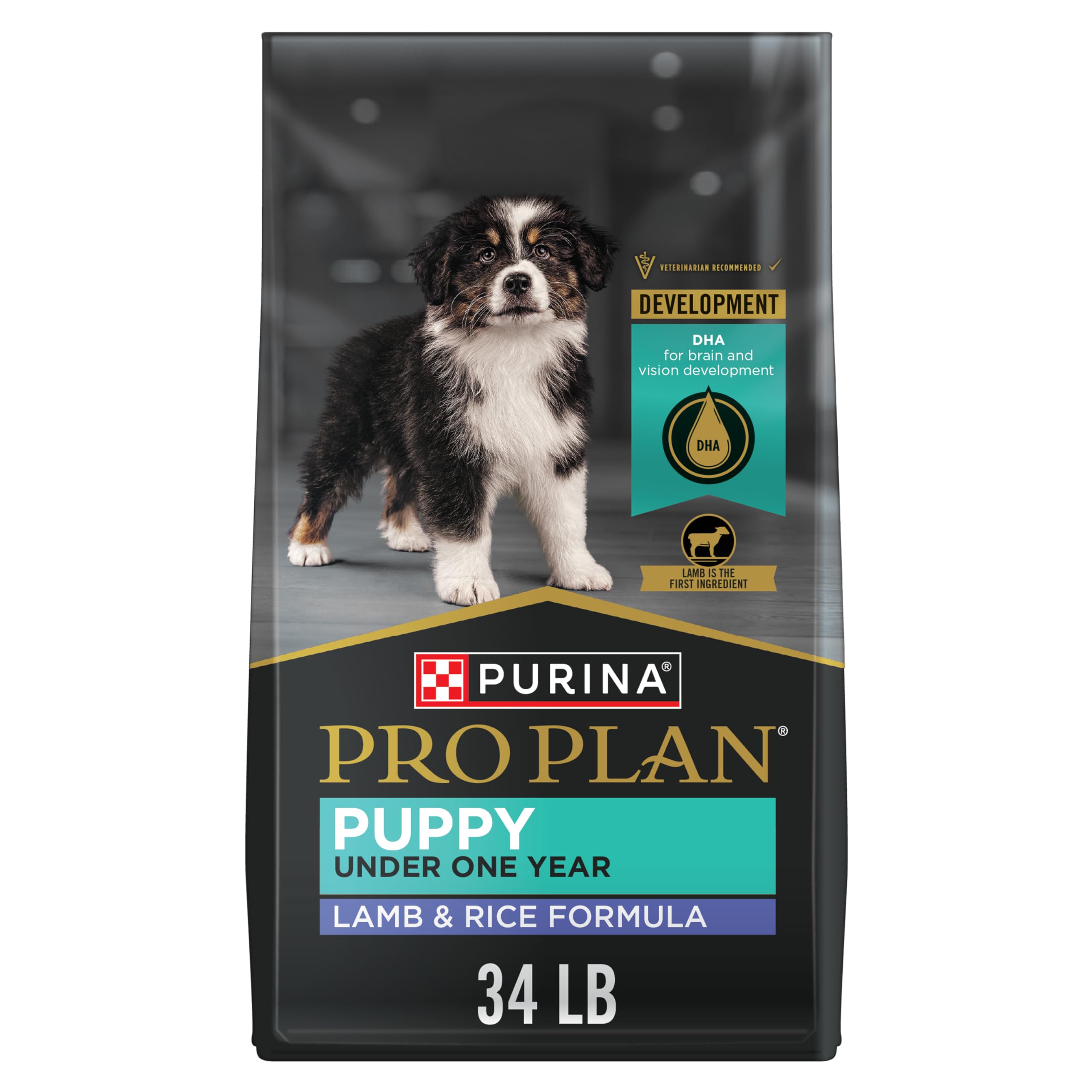 Purina Pro Plan High Protein Puppy Food DHA Lamb & Rice Formula - 34 lb. Bag