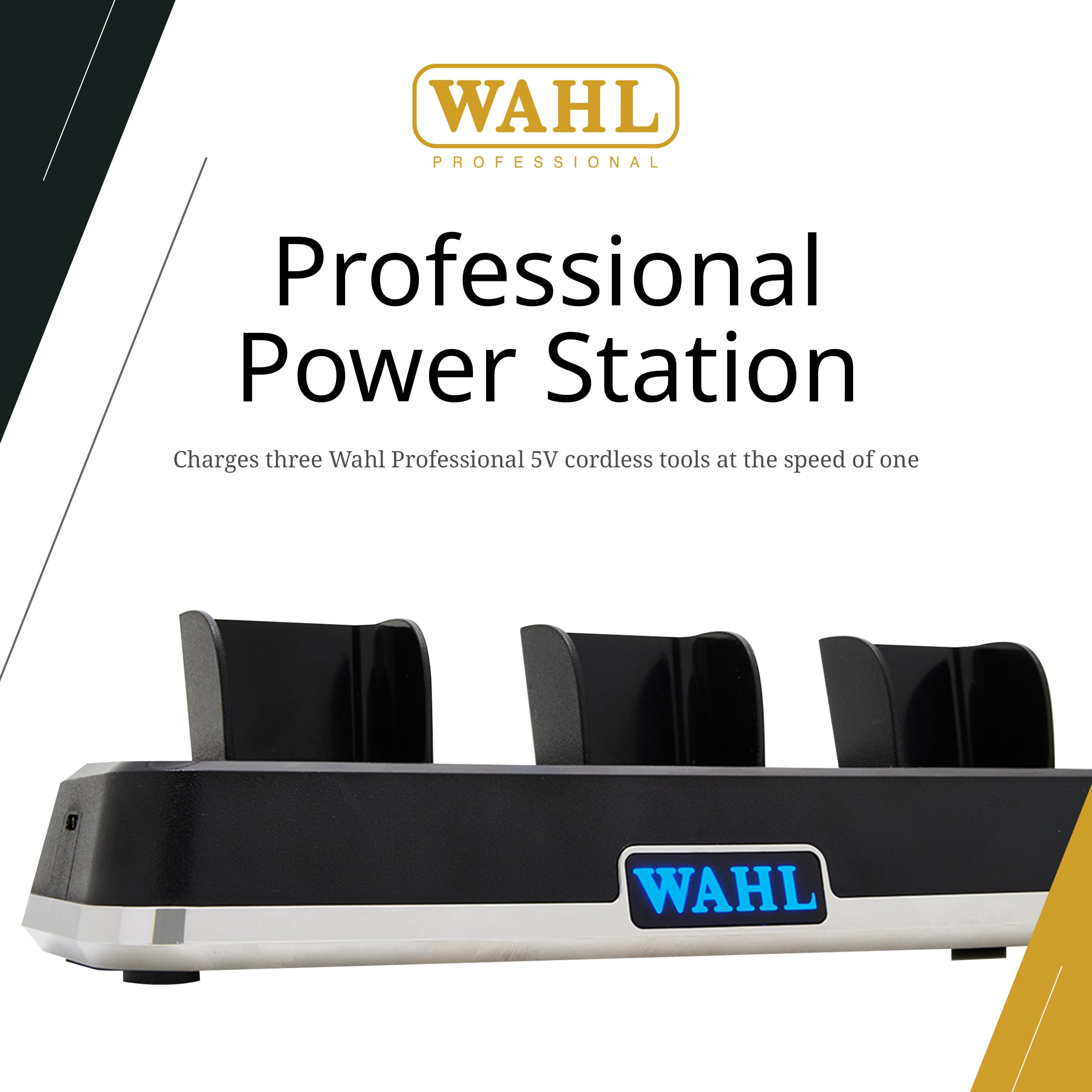 Wahl Professional Power Station High Performance Multi Tool Charging Dock for Barbers Stylists
