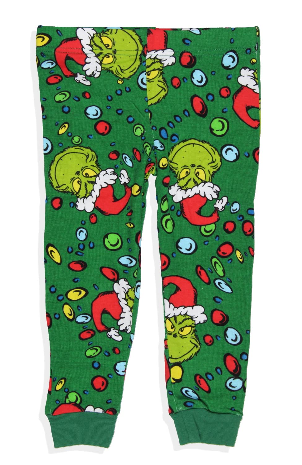 Dr. Seuss How GRINCH Stole Christmas Lights Sleep Pajama Set (Toddler, 4T)