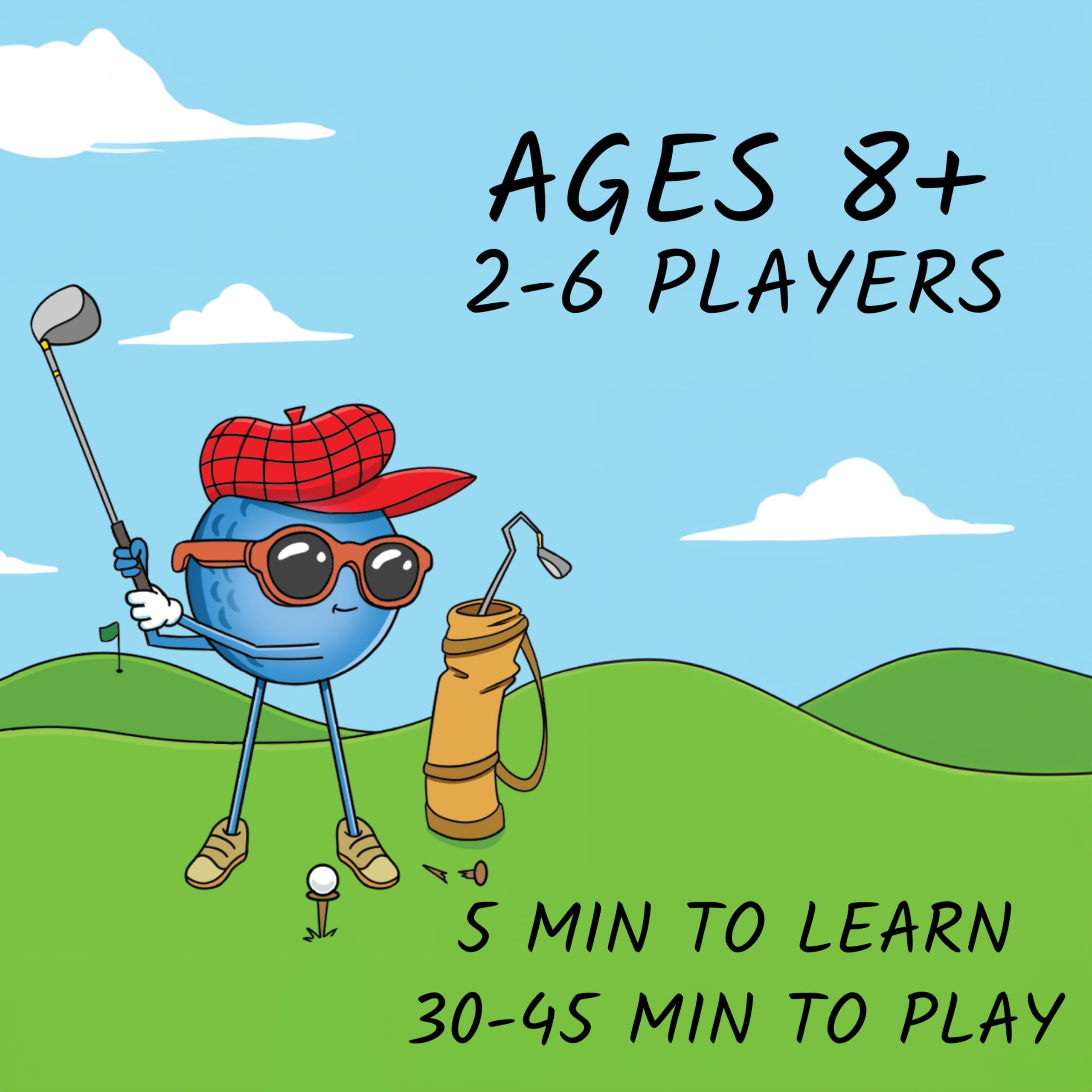 PLAY NINE - The Card Game for Families,Best Strategy Game For Couples, Fun Game Night Kids, Teens and Adults, The Perfect Golf Gift