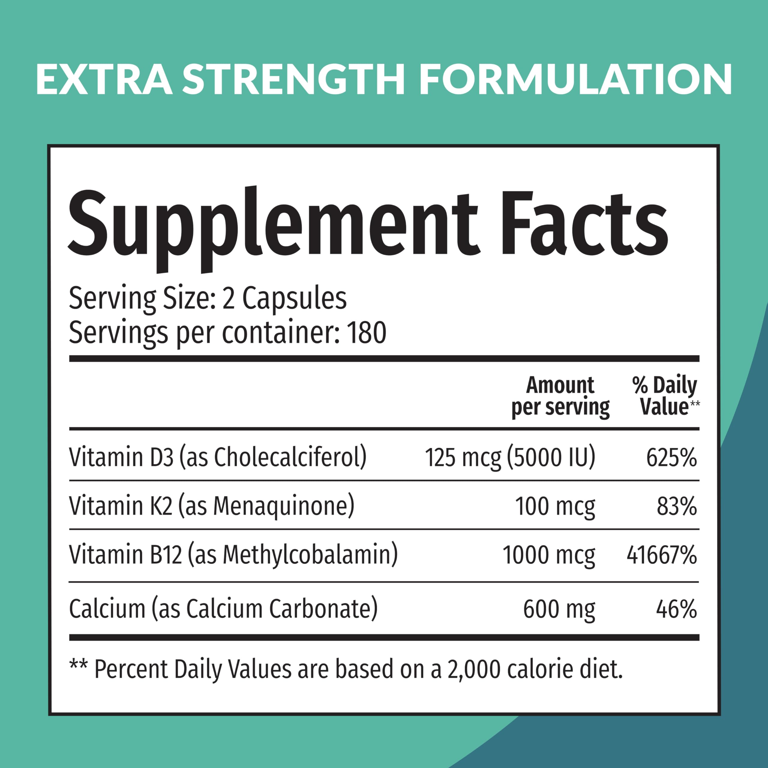 Calcium D3 K2 B12 (1pk) and Liver Support (1pk) Supplement Bundle - Potent Vitamins for Bone, Heart, Liver Function, & Immune Support - Non-GMO, Vegan, Gluten-Free