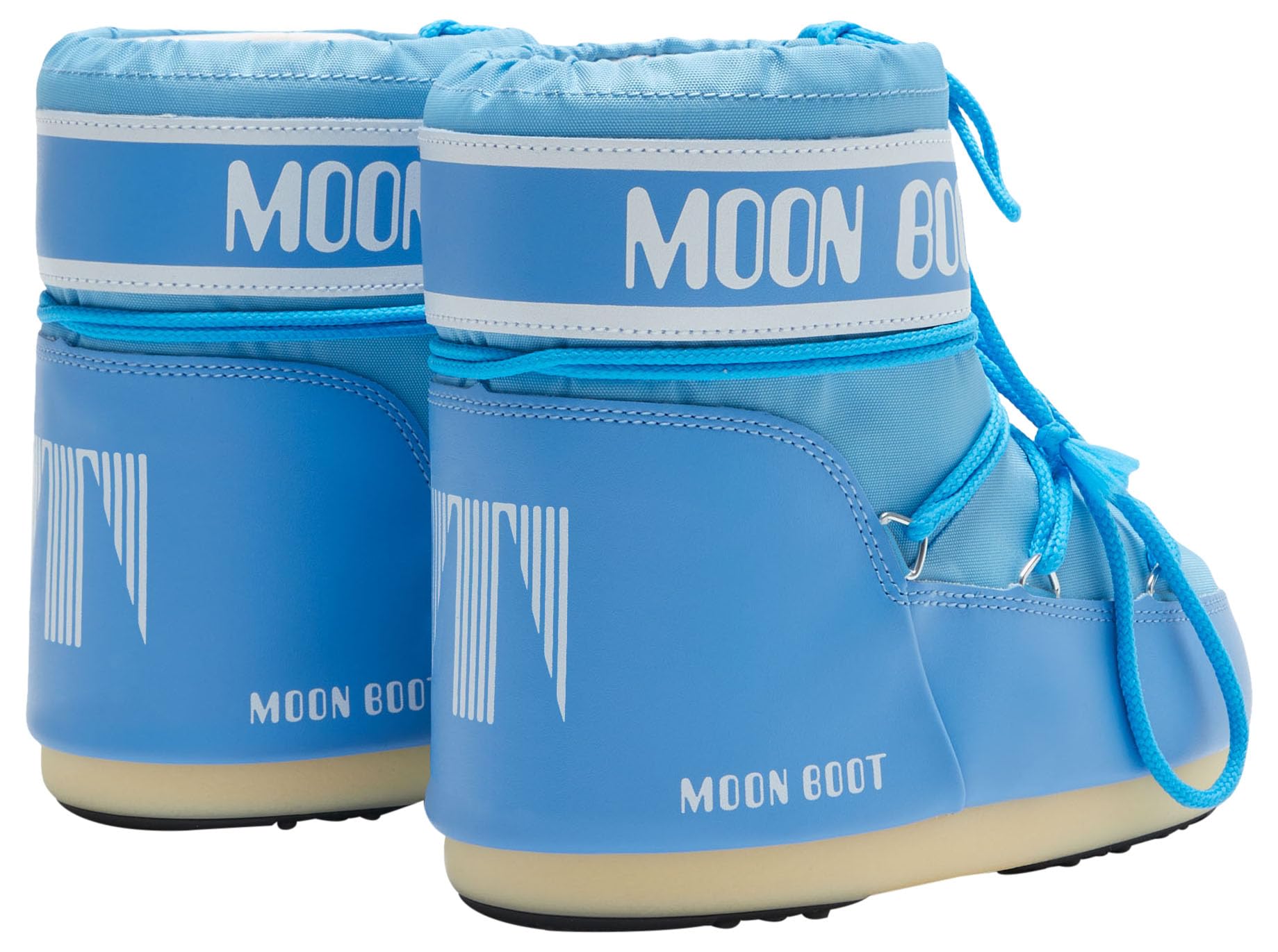 Moon Boot, Icon Low Nylon Unisex Boots, 36/38, Alaskan Blue