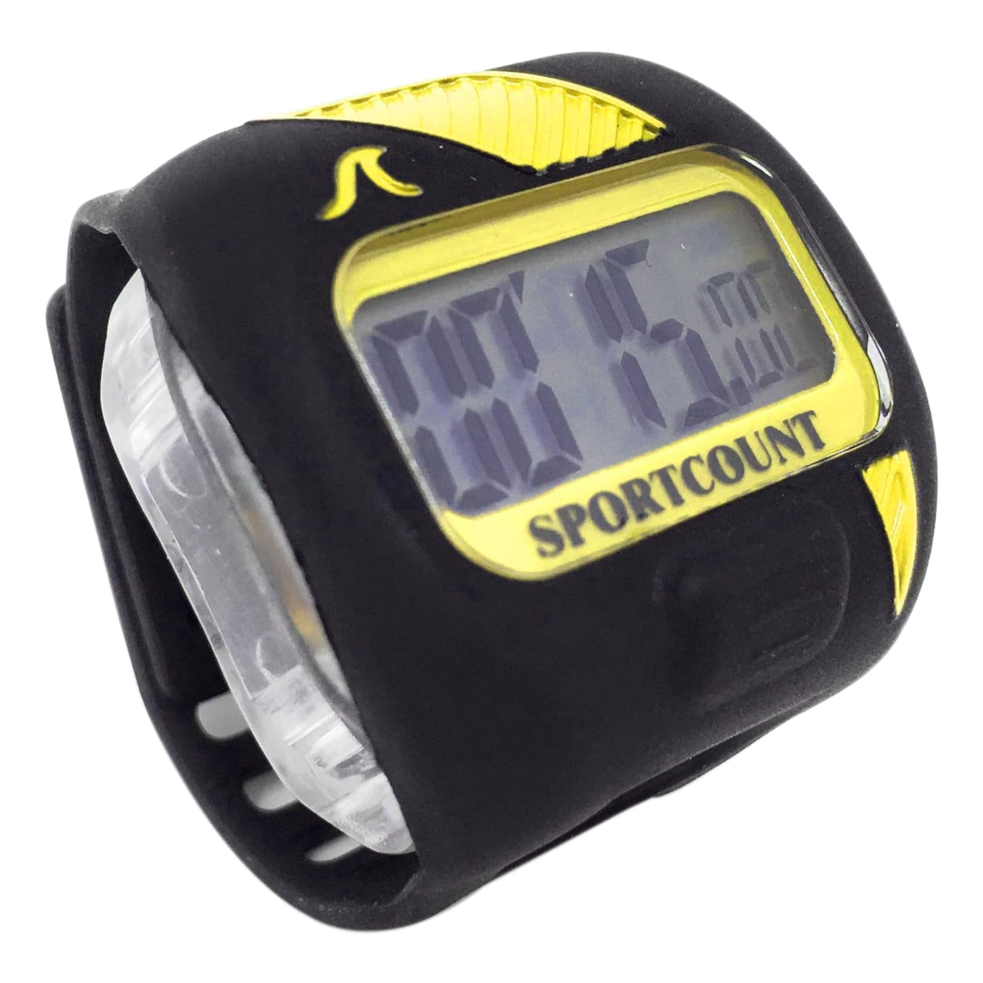 SC SportCount Finger Stopwatch Swim Timer - Waterproof Handheld Swimming Stopwatch for Running, Training, and Cycling