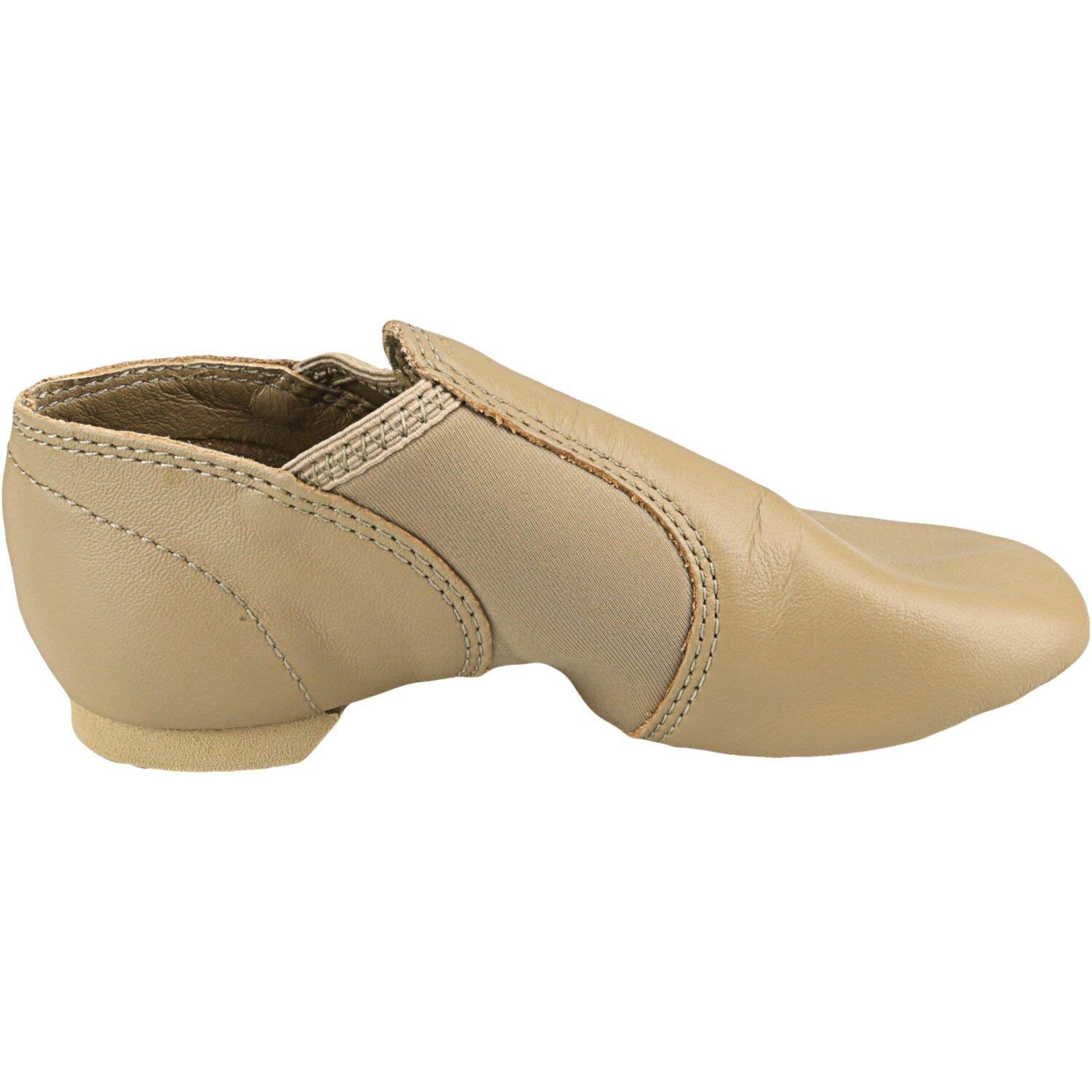 Capezio girls E Series EJ2C Jazz Slip On Caramel 13.5 M US Little Kid