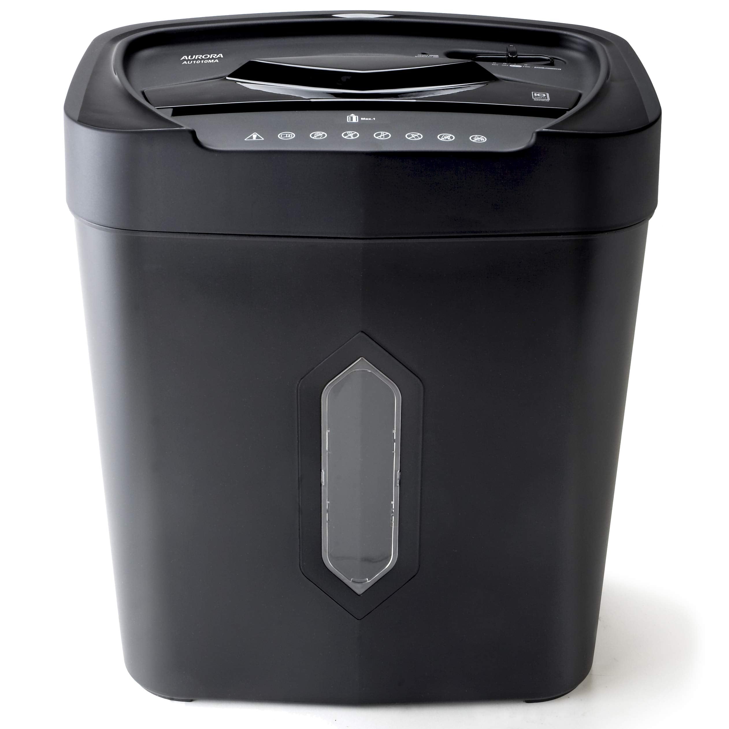 Aurora AU1010MA High-Security 10-Sheet Micro-Cut Paper, Credit Card Shredder, Large 5.2-Gals Basket with Easy Lifting Handle