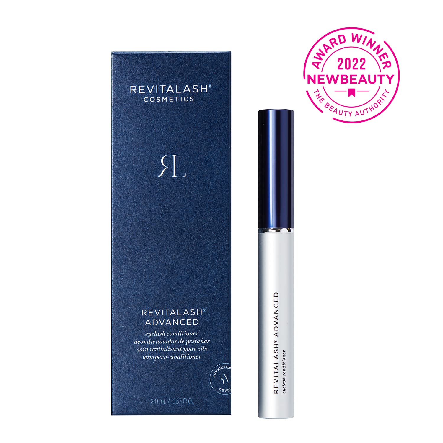 RevitaLash Cosmetics, RevitaLash Advanced Eyelash Conditioner 2.0 mL, Lash Enhancing Serum, Physician Developed & Cruelty-Free