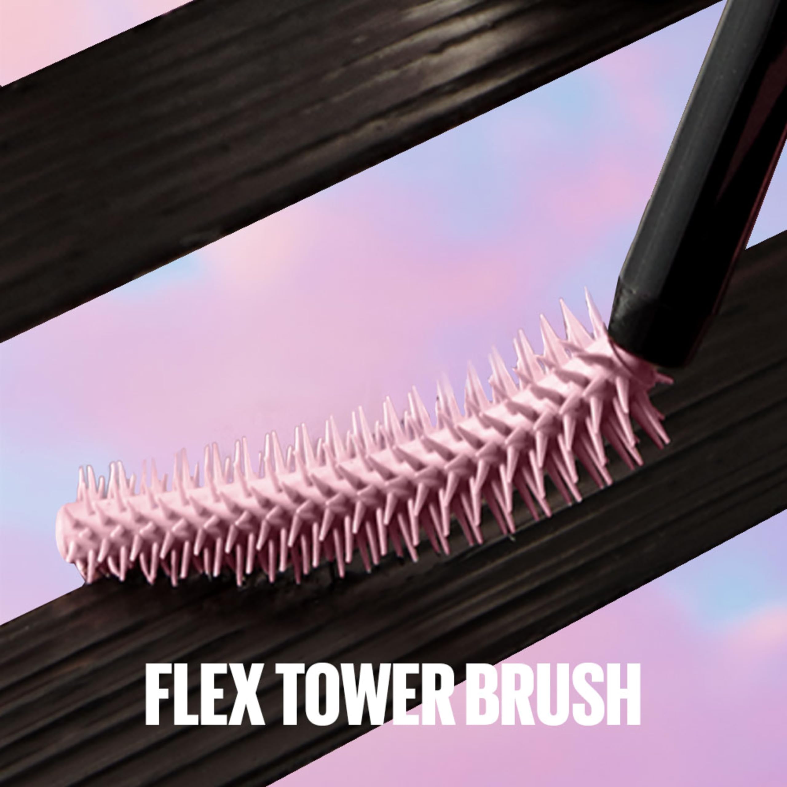 Maybelline Lash Sensational Sky High Washable Mascara Makeup, Volumizing, Lengthening, Defining, Curling, Multiplying, Buildable Formula, Blackest Black, 1 Count