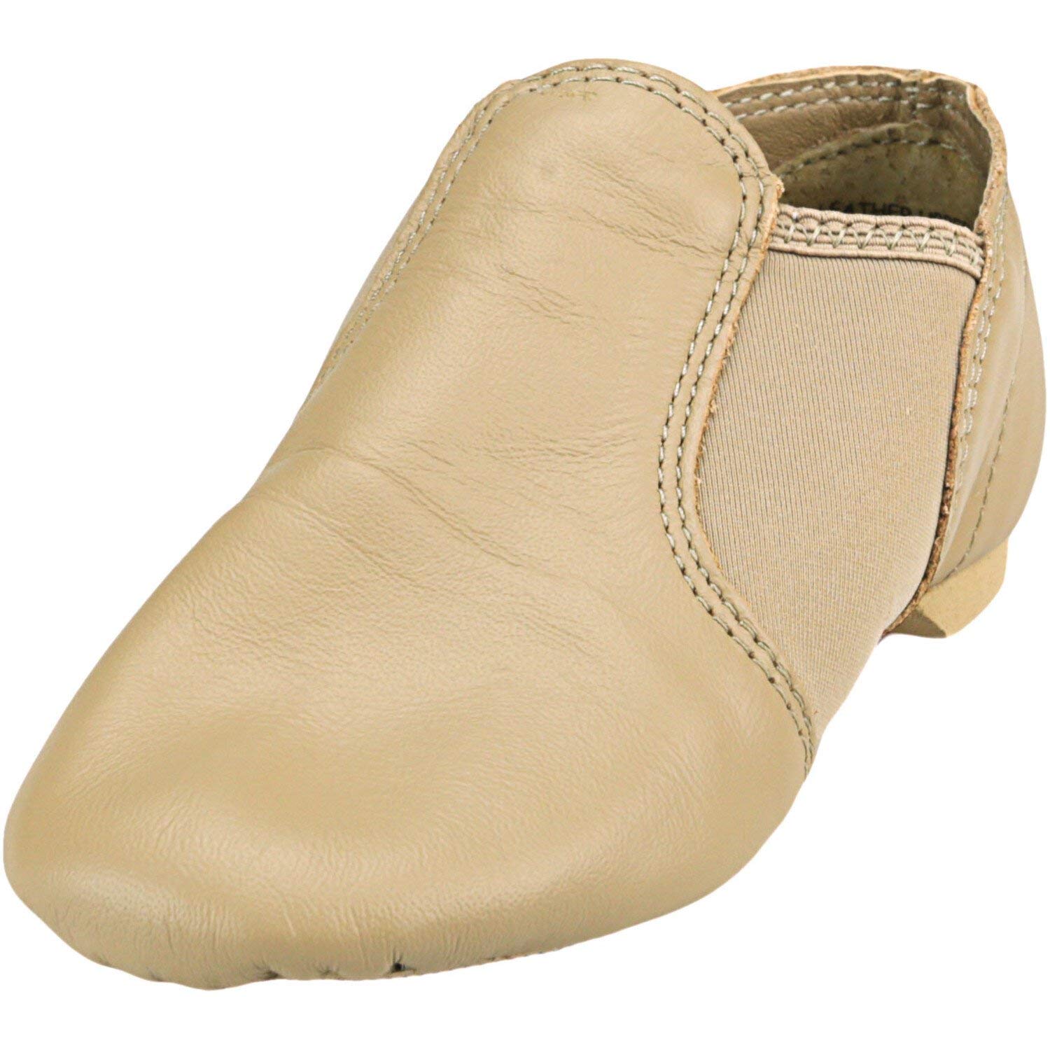 Capezio girls E Series EJ2C Jazz Slip On Caramel 13.5 M US Little Kid