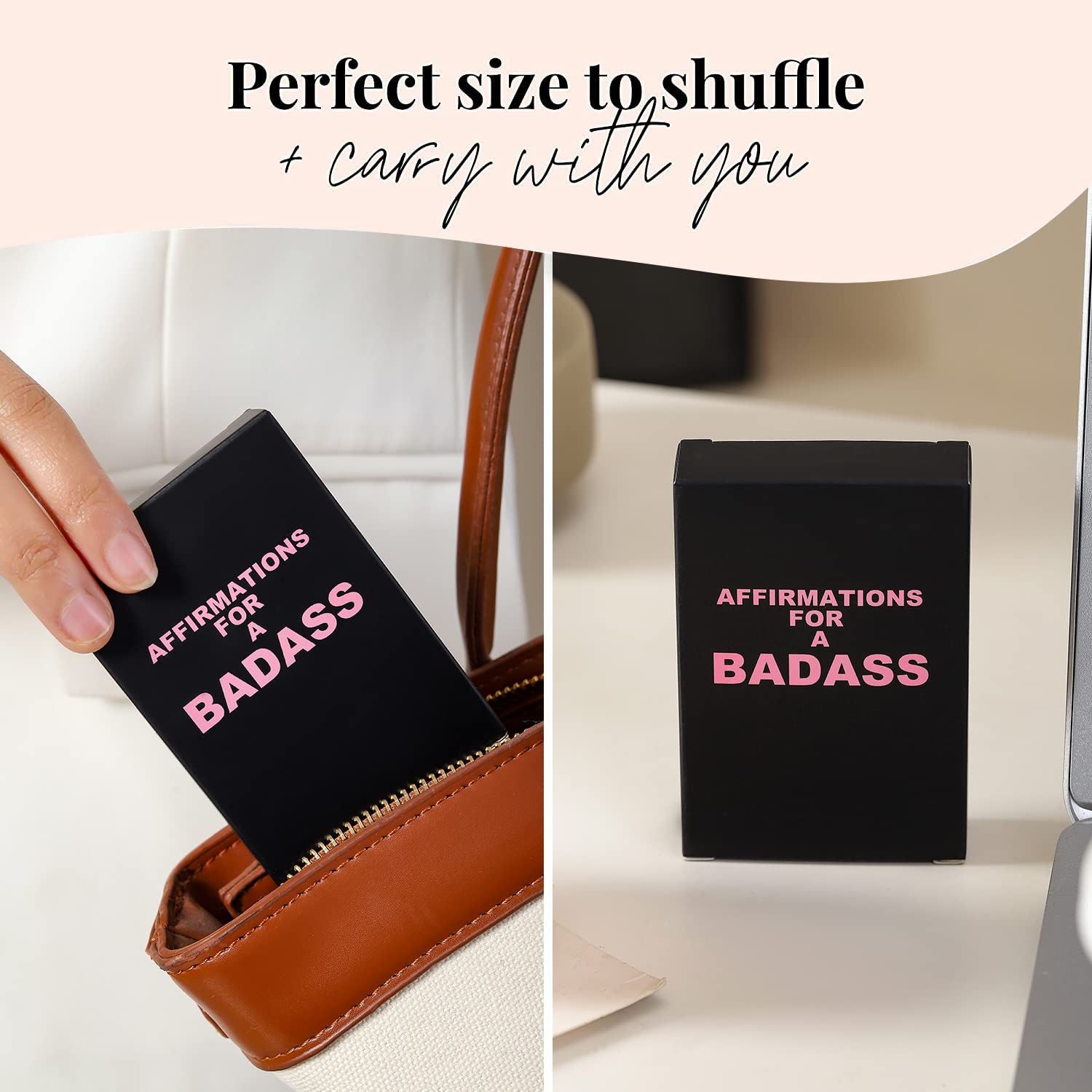 shoprotik Badass Affirmation Cards - Daily Motivational and Inspirational Cards for Women