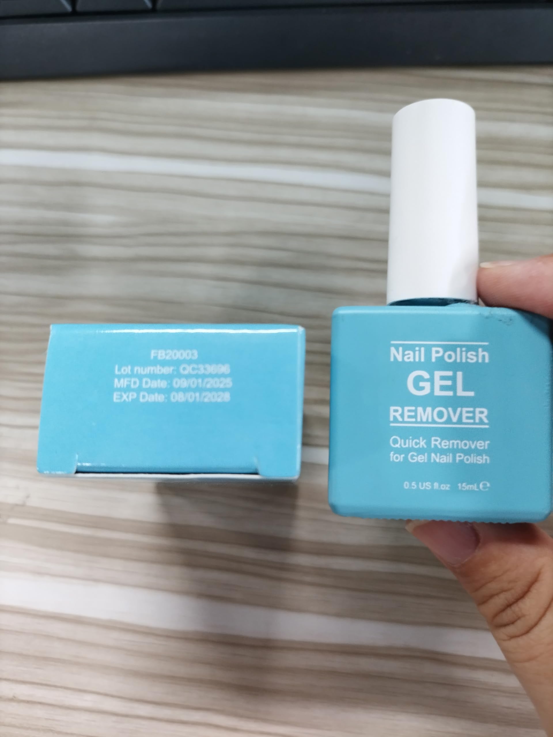 Nail Polish Remover, (3PCS) Gel Nail Polish Remover, Professional Removes Soak-Off Gel Nail Polish and UV Art Nail Lacquer, Don't Hurt Your Nails - 15Ml