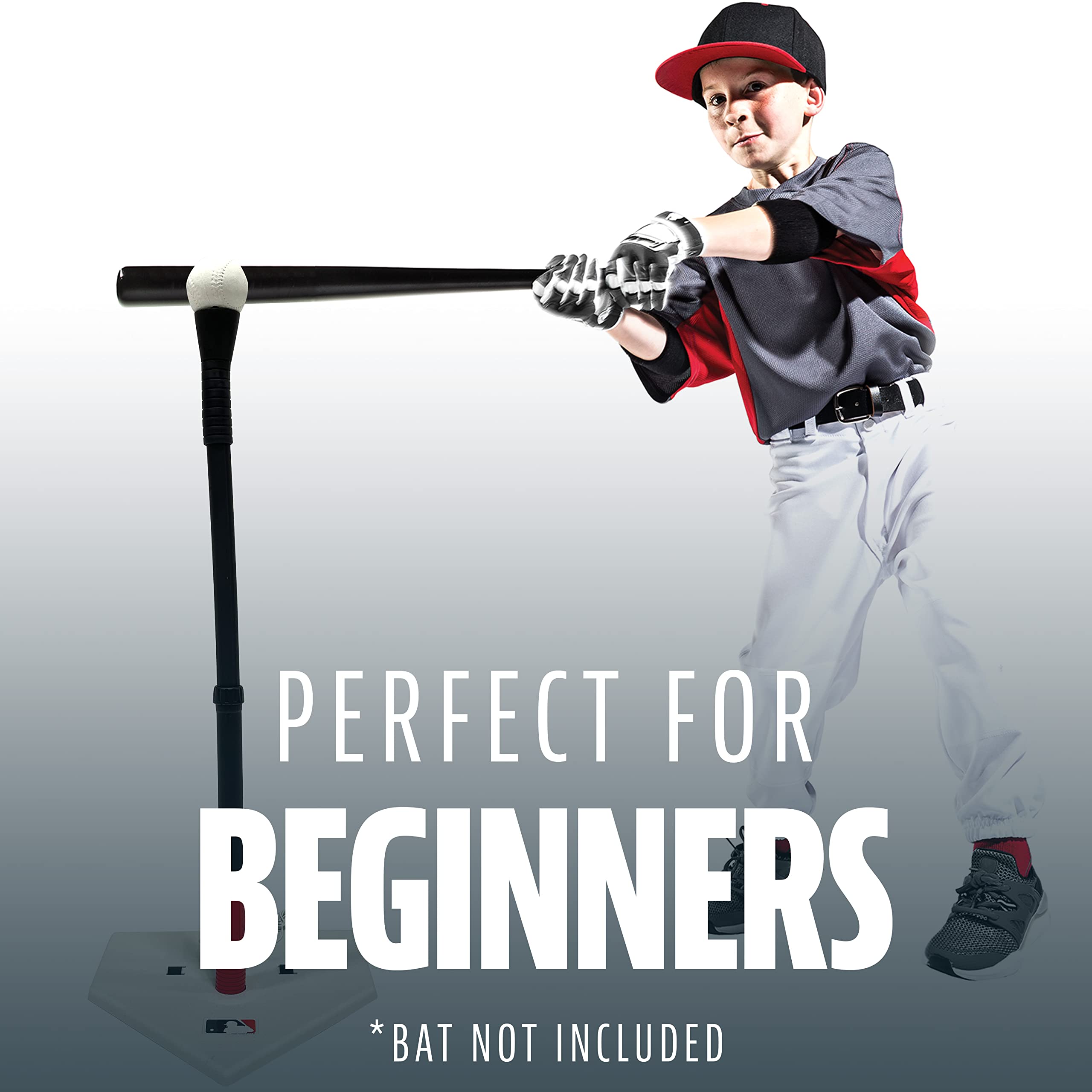 MLB Teeball Starter Set - Youth Baseball and Tball Tee, Baseball and Bases with Rebounder Net - Full Beginner