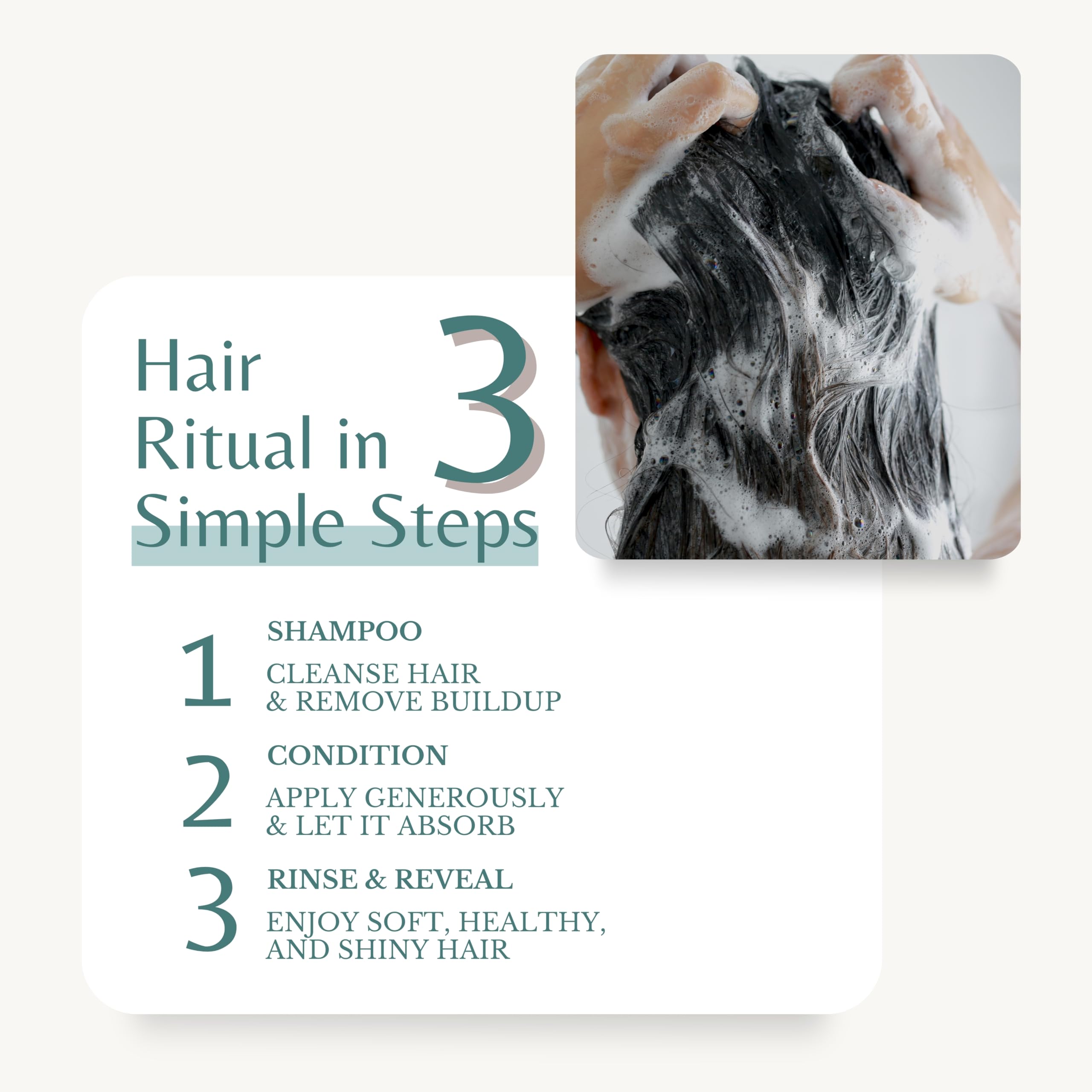 Edenika Botanicals Rosemary Oil Shampoo & Conditioner Set with Biotin & Spirulina for Thinning Hair, Anti-Hair Loss & Strengthening Botanical Formula, Women & Men, Sulfate-Free