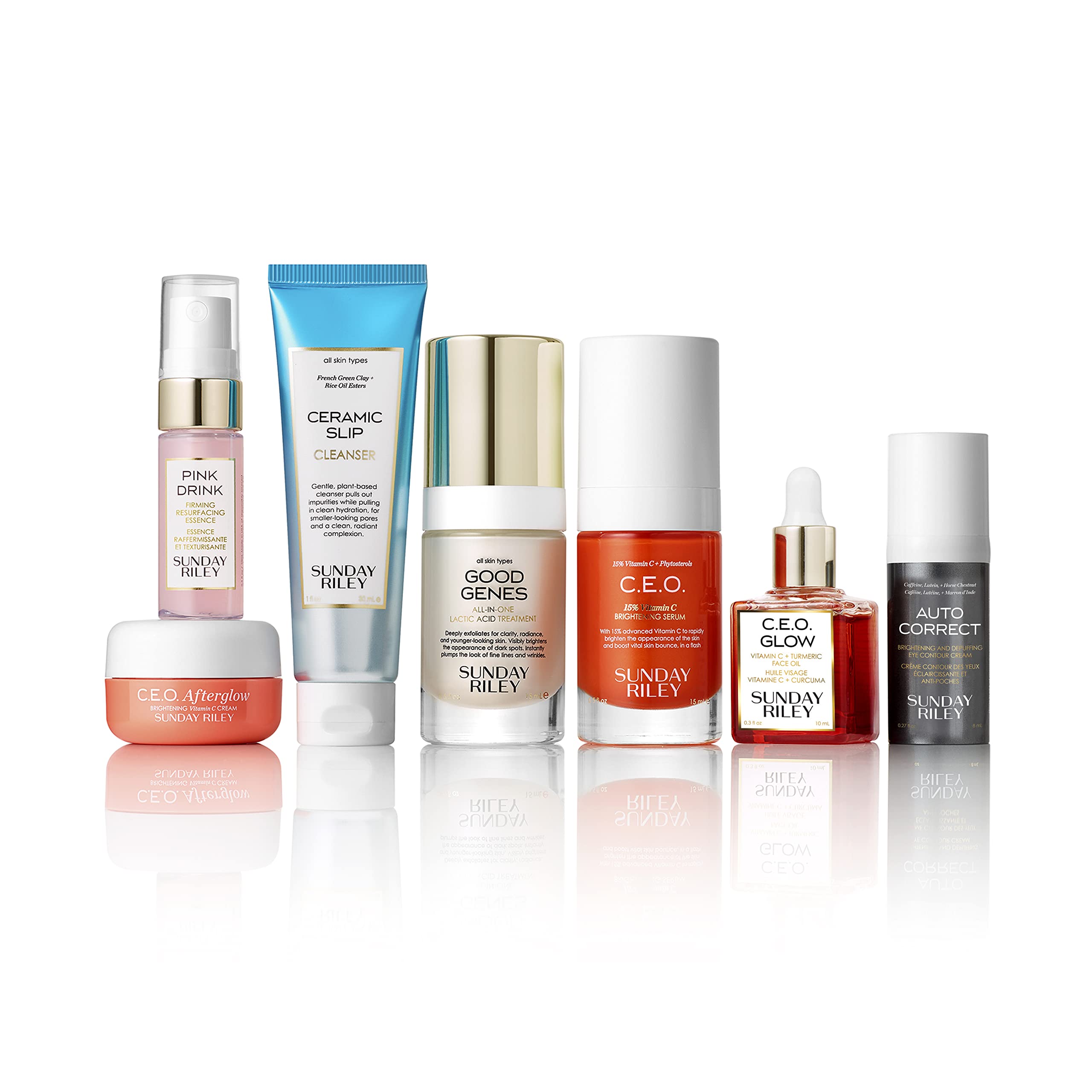 Sunday Riley Wake Up With Me Complete Brightening Morning Skincare Set, 1 ct.