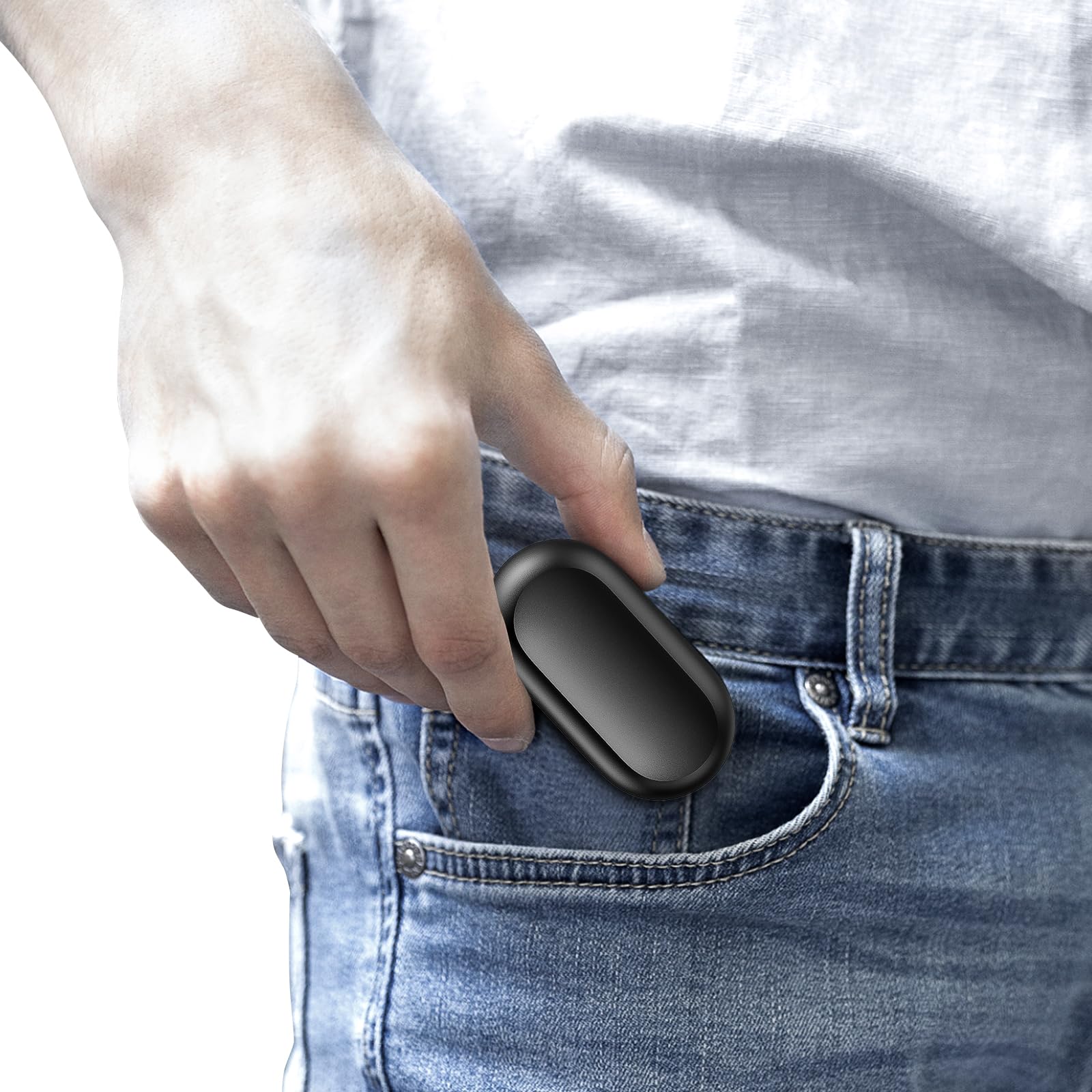 kurdene Wireless Earbuds Bluetooth 5.3 in Ear Buds Light-Weight Headphones,Deep Bass Sound,Built-in Mics Headset,Clear Calls Earphones for Sports Workout