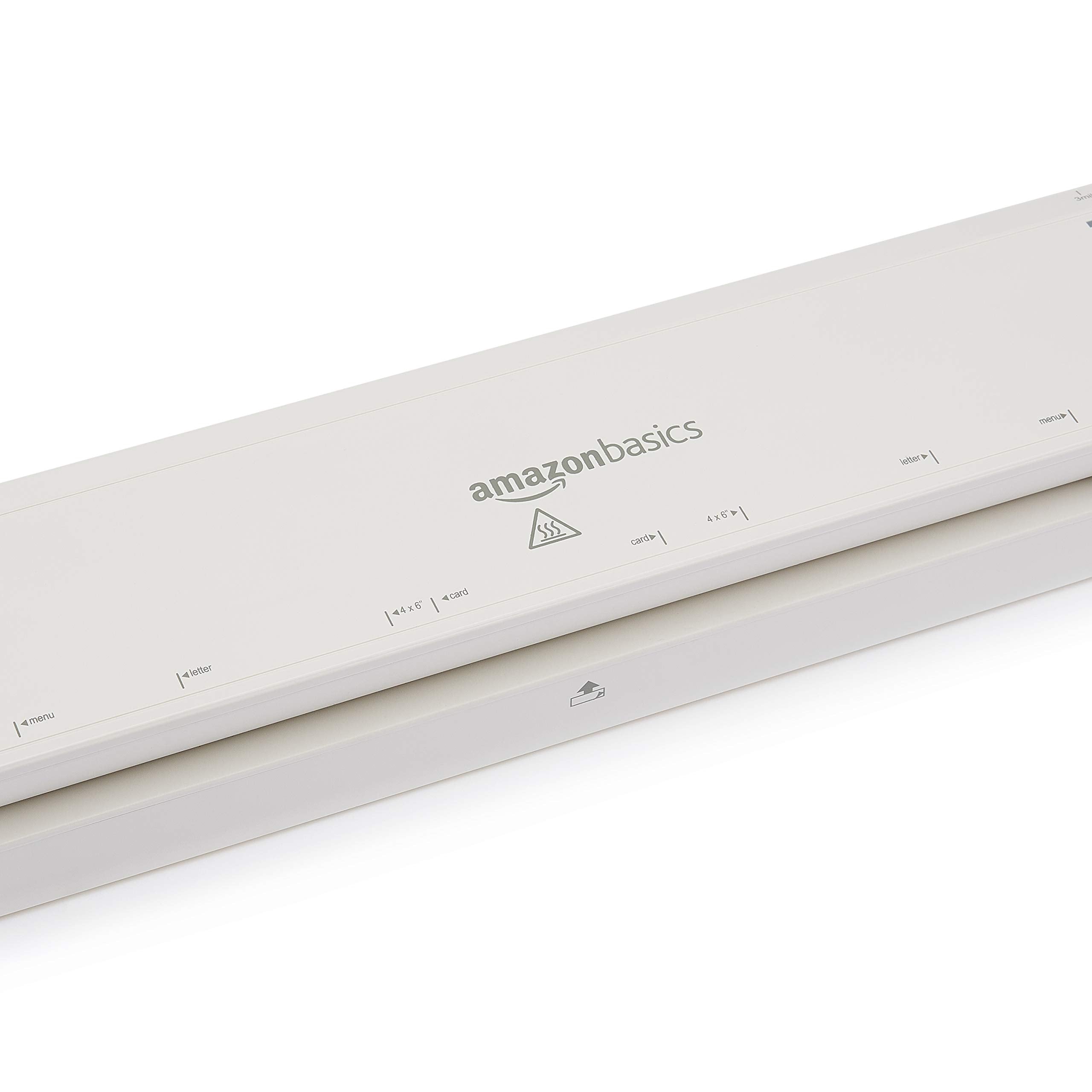 Amazon Basics 12-Inch Thermal Laminator Machine, White