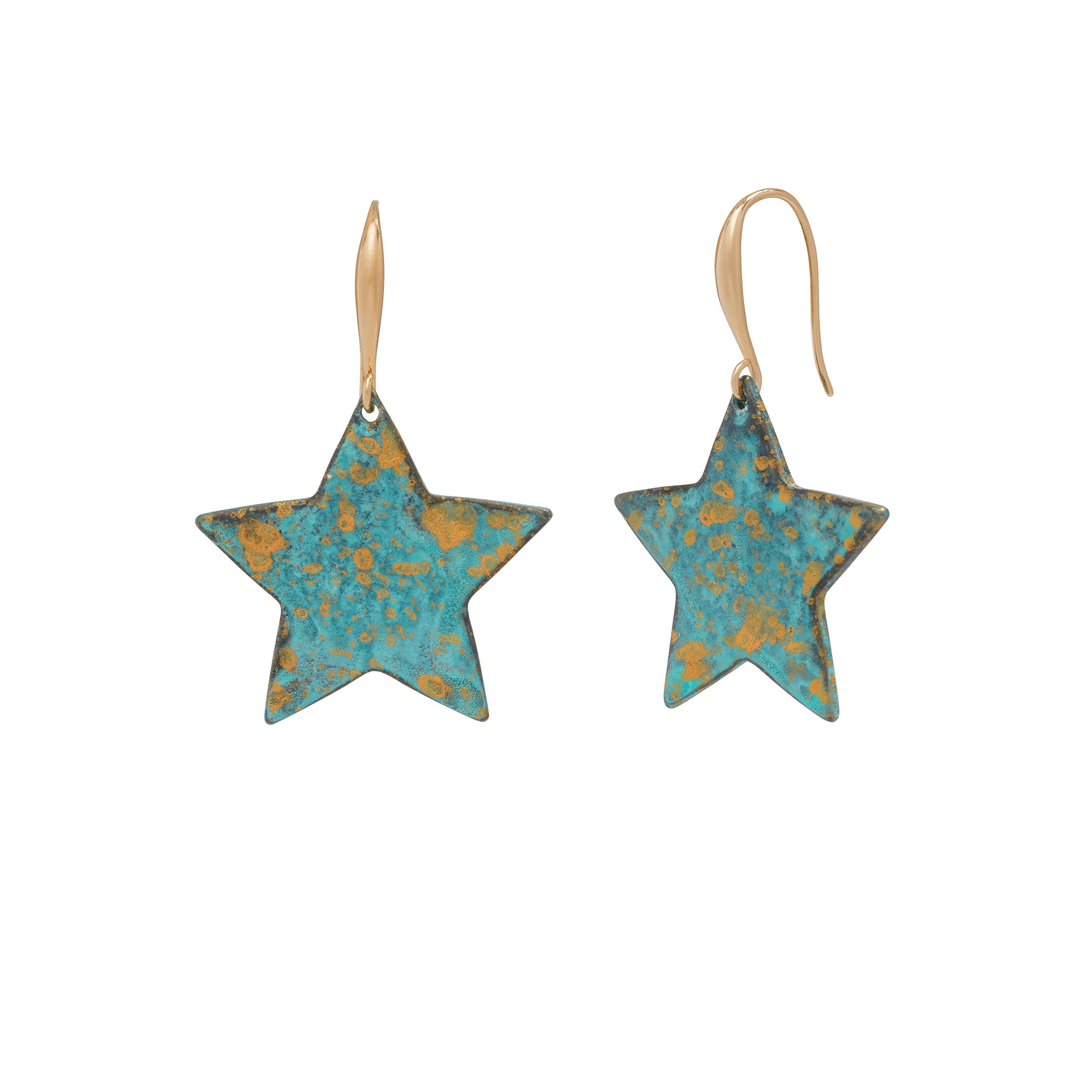 ROBERT LEE MORRIS Celestial Patina Drop Earrings