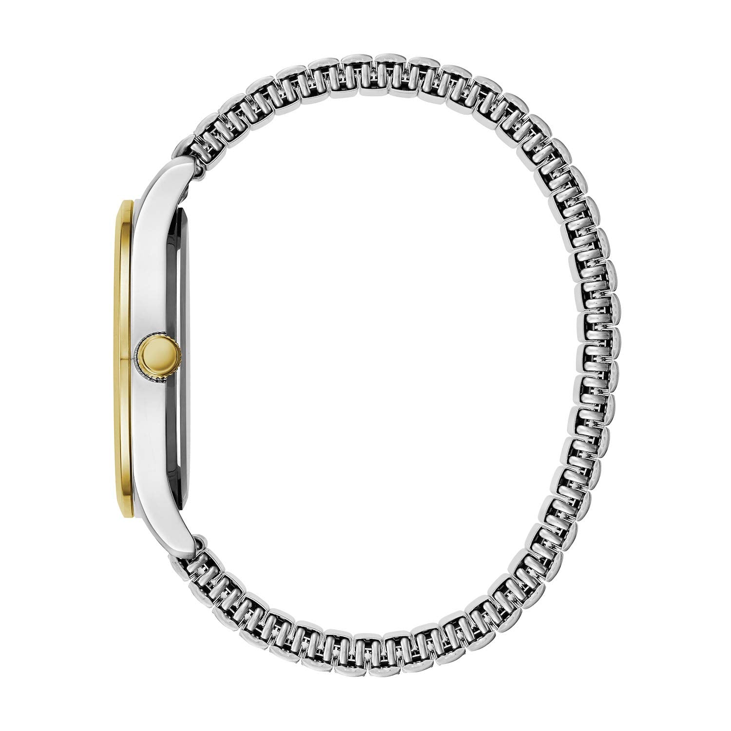 Caravelle by Bulova Men's Traditional Quartz Two-Tone Stainless Steel 3-Hand Date Quartz Watch with Expansion Band Style: 45B147