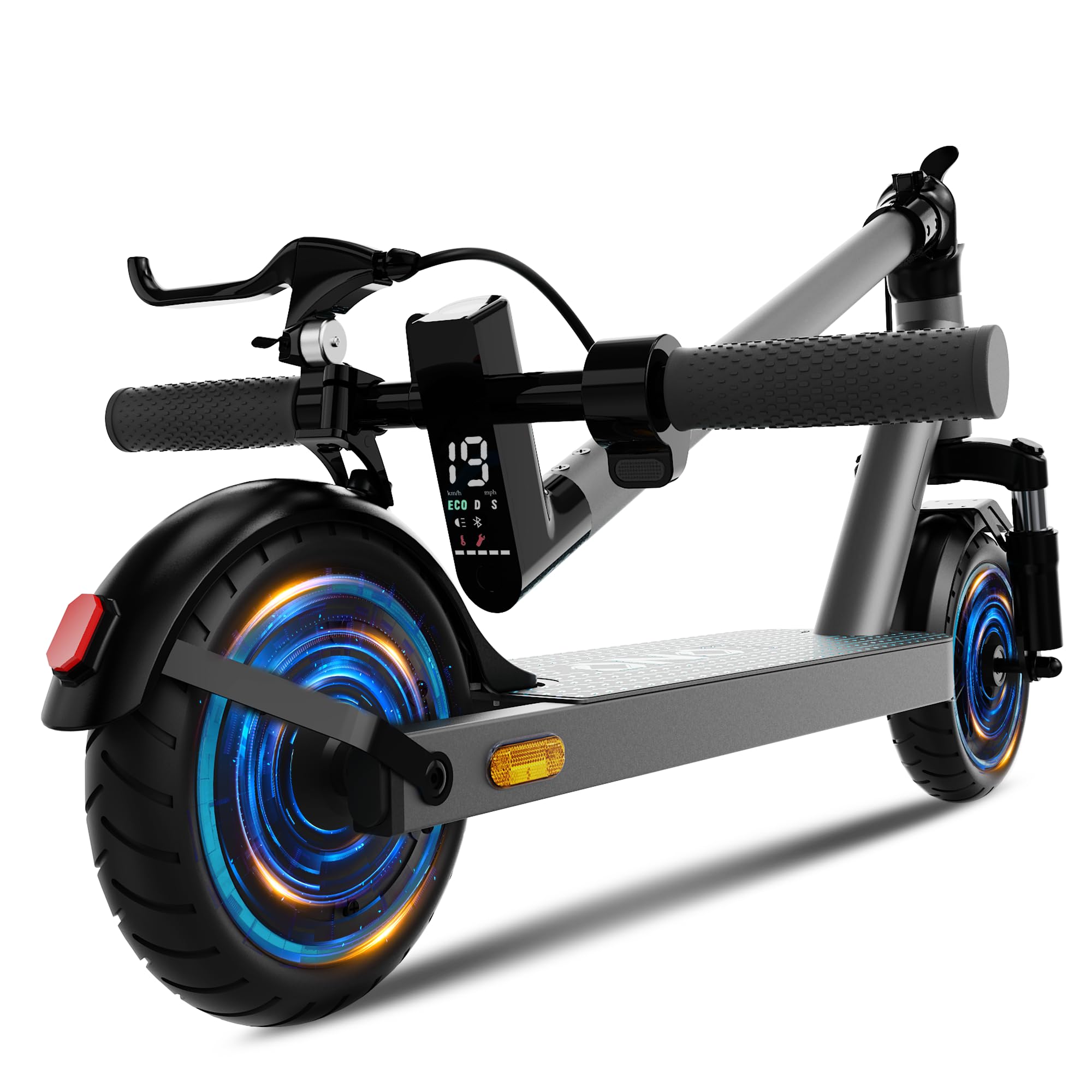 QnQ Electric Scooter, Powerful 500WPeak Motor, Max12/28Miles Long Range, Top Speed 15.5/19MPH, 8.5" Tires,Long-Lasting Battery Life, Dual elastomer Suspension UL 2272 & 2271 Certified