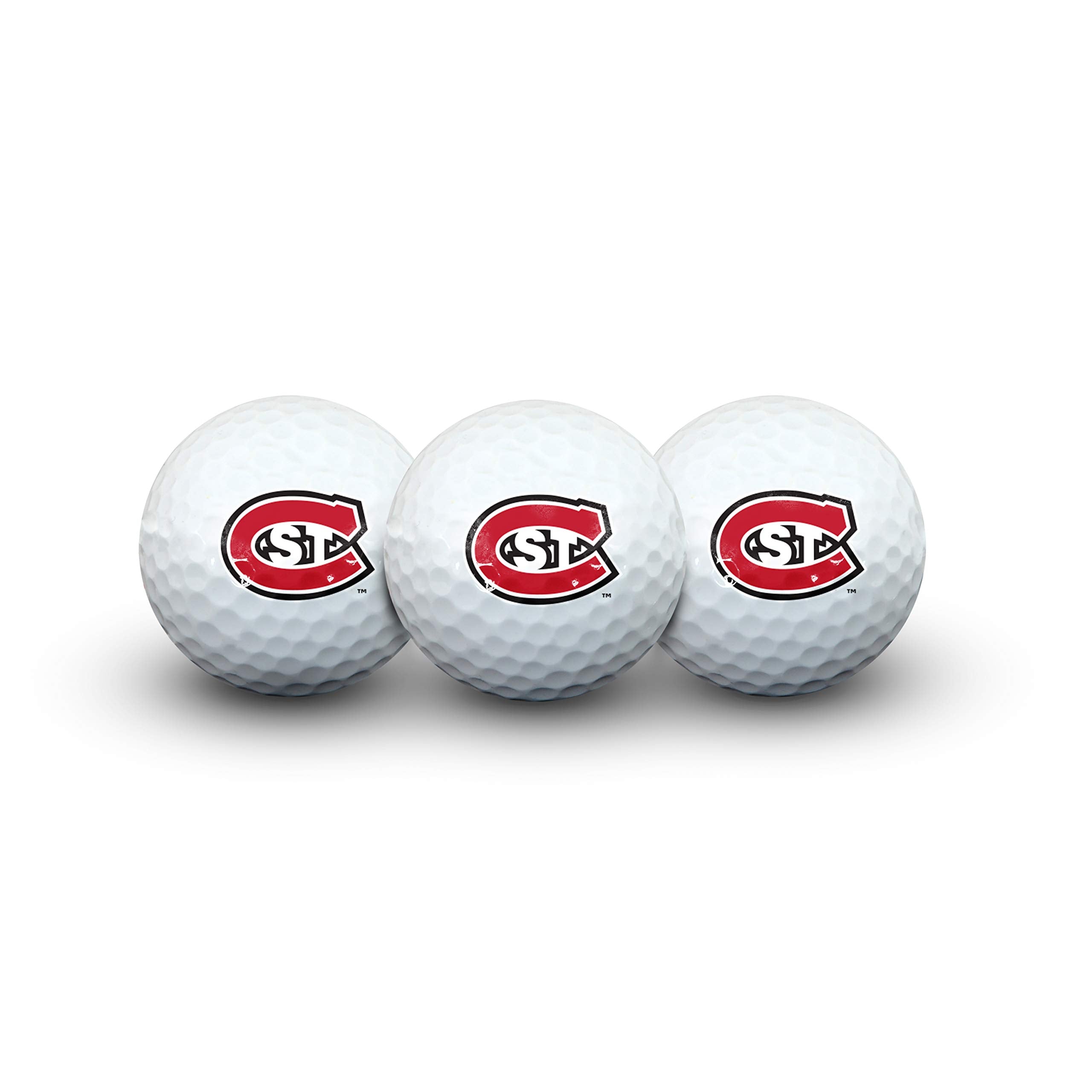 Team Effort NCAA St. Cloud State Huskies Golf Ball Pack of 3St. Cloud State Huskies Golf Ball Pack of 3, Multicolor, NA