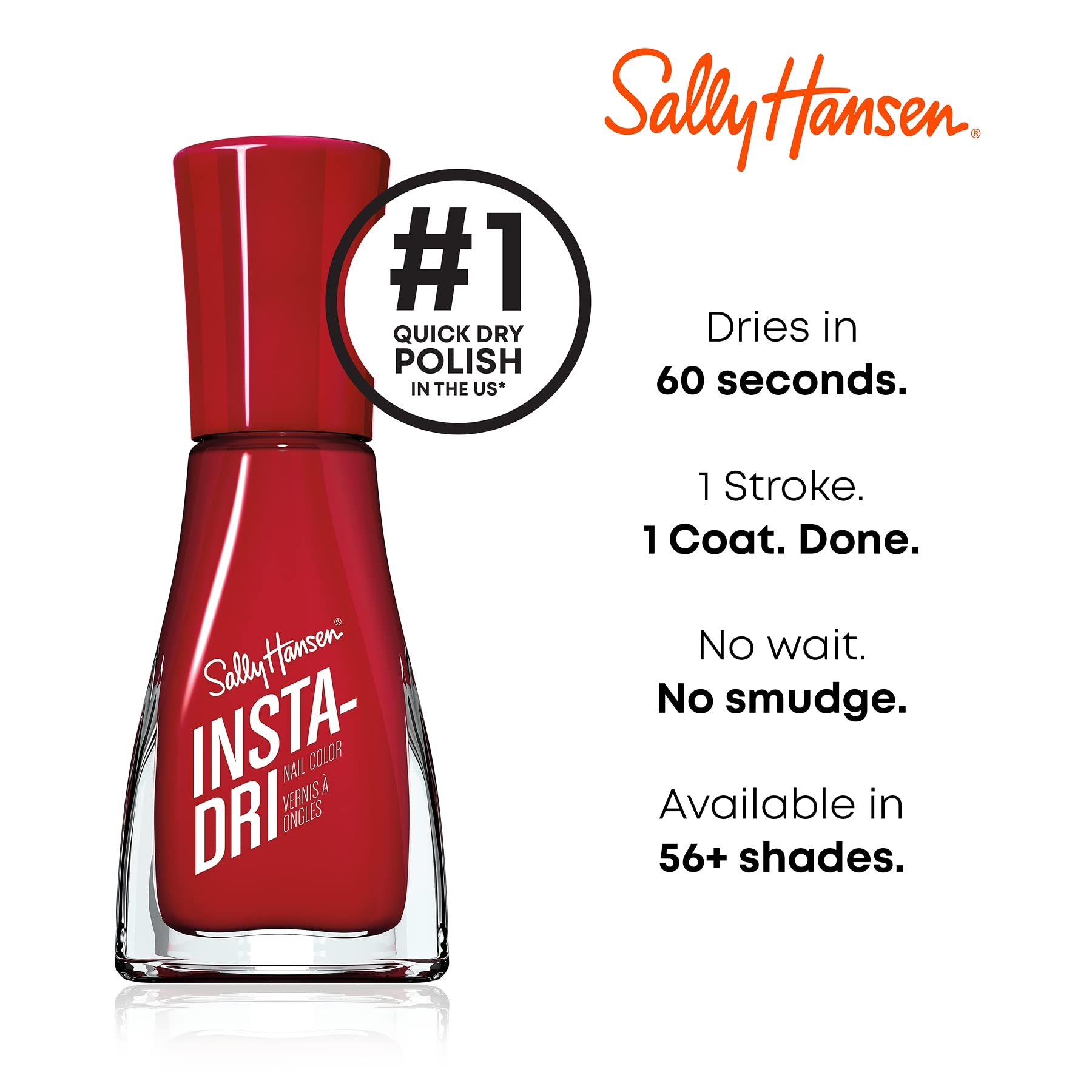 Sally Hansen Insta Dri x GLAAD Nail Polish - Royal Harmony, 0.31 fl oz