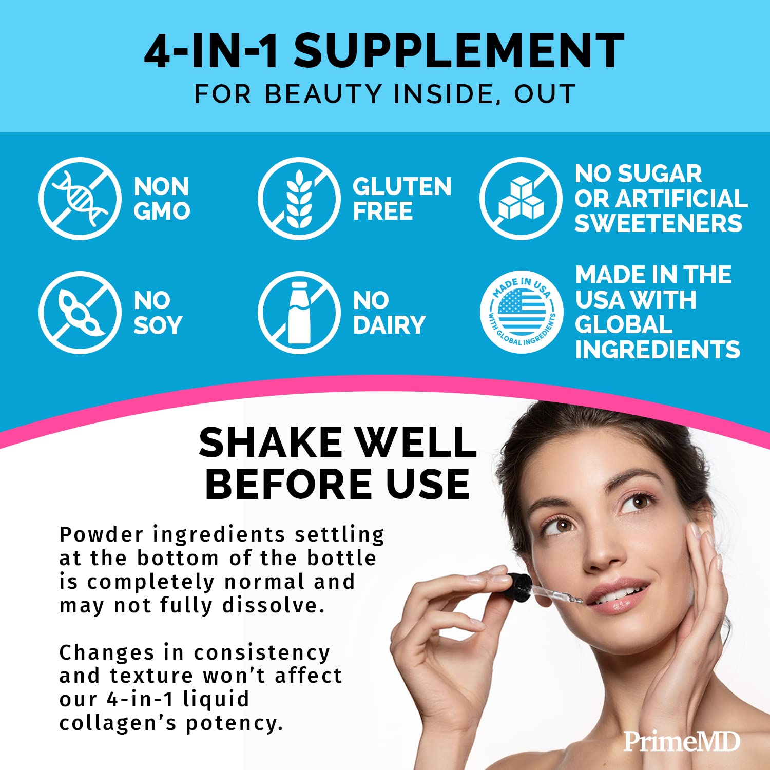 4-in-1 Liquid Biotin Collagen Keratin Saw Palmetto Drops (2 fl oz - 3 Pack) & 6-in-1 Maca Root Ashwagandha w Black Pepper Fruit (120ct) Bundle - Hair, Skin, Nails, Energy & Mood Support Supplement