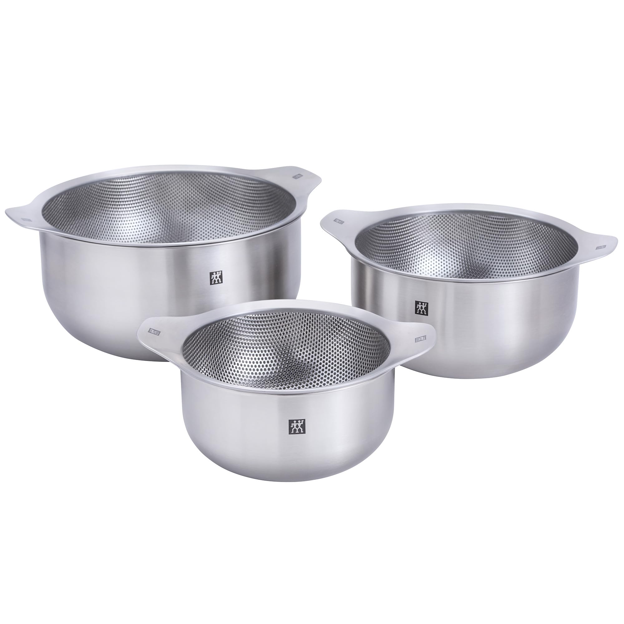 ZWILLING Prep 6-pc Brushed Stainless Steels Nesting Bowls & Strainers Set