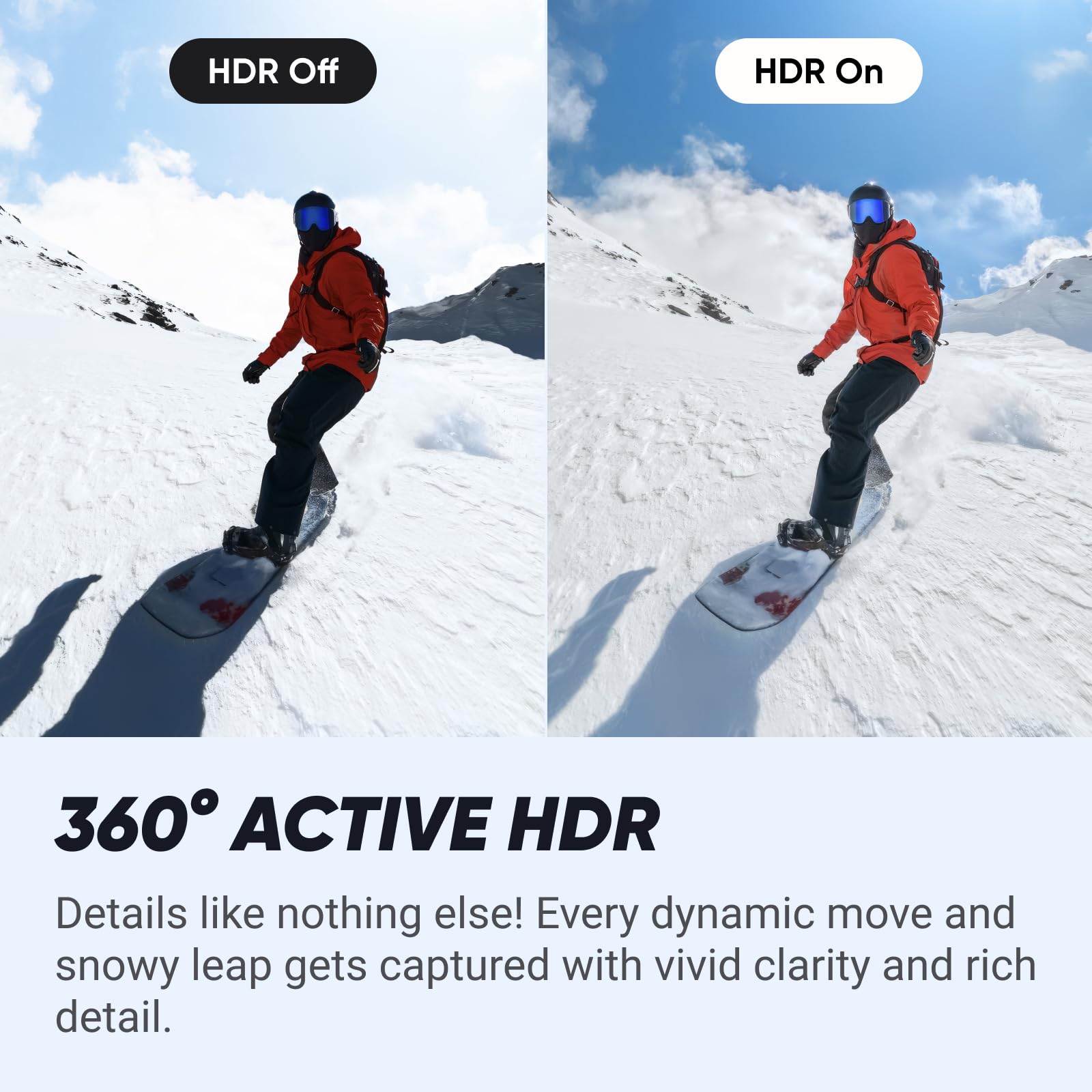 Insta360 X4 Snowboard Bundle - 8K Waterproof 360 Action Camera, 4K Wide-Angle Video, Invisible Selfie Stick Effect, Removable Lens Guards, 135 Min Battery Life, AI Editing, No Micro SD Card