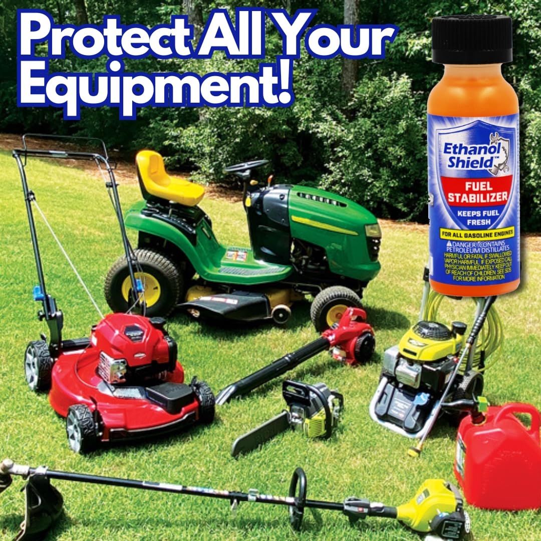 Ethanol Shield Fuel Stabilizer 1 Gallon (128 oz) Prevents Corrosion - Gasoline Treatment That Protects Fuel System- Fuel Saver - Treats up to 1280 Gallons.
