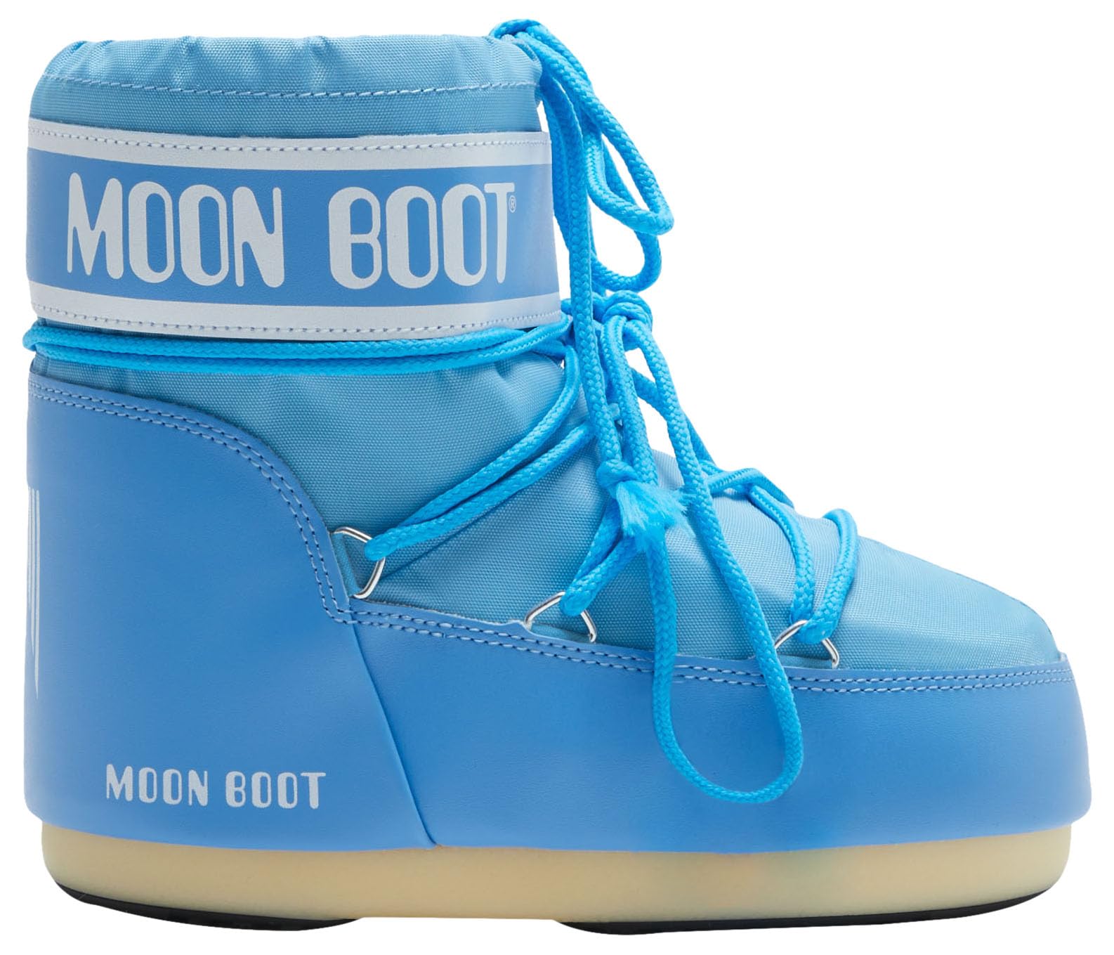 Moon Boot, Icon Low Nylon Unisex Boots, 36/38, Alaskan Blue