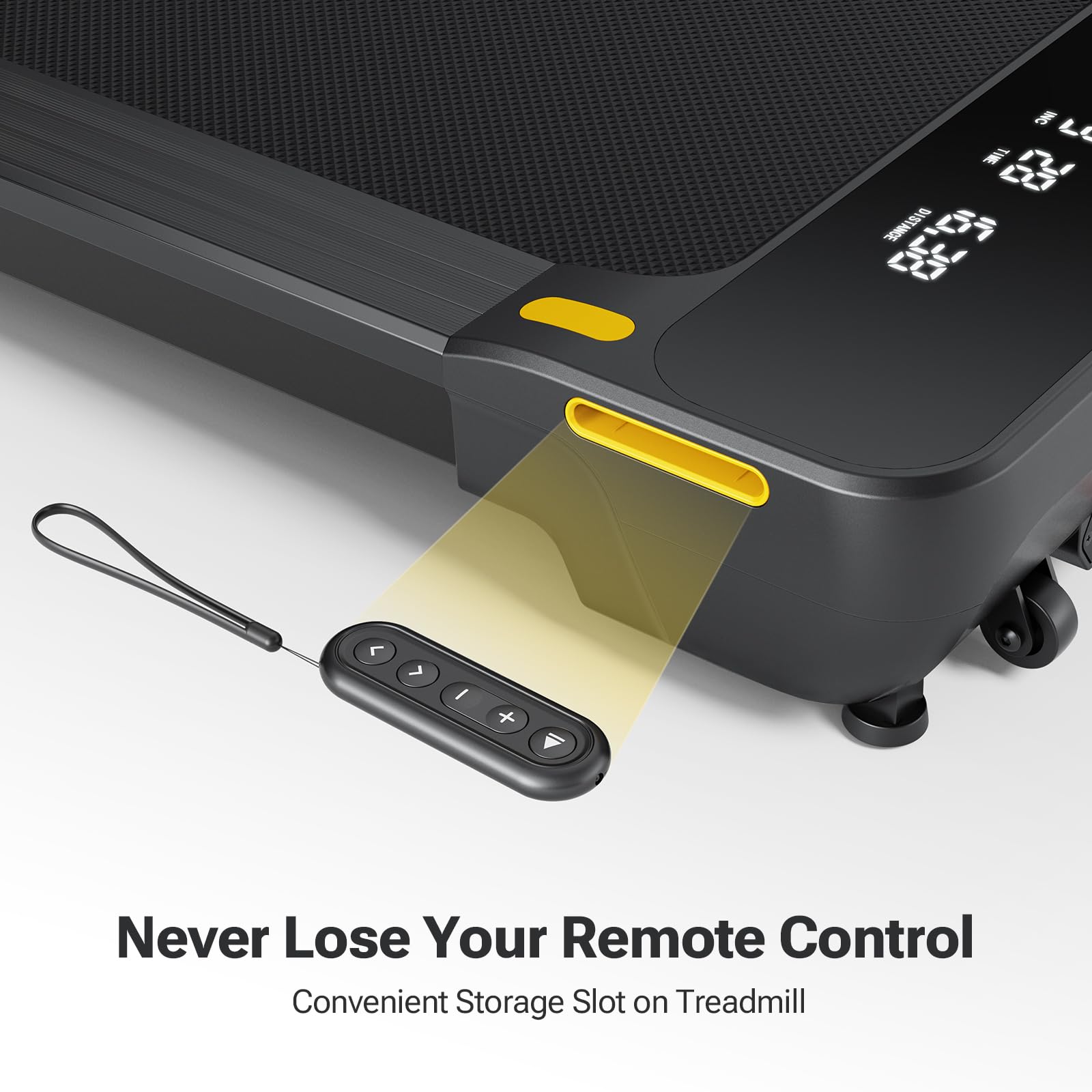UREVO Walking Pad with Auto Incline, 9% Incline Under Desk Treadmill for Home/Office, 3-Slope Treadmill with Incline and Large LED Display