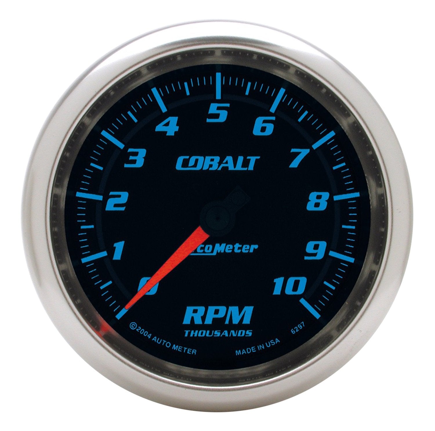 Auto Meter 6297 Cobalt 3-3/8" 10000 RPM In-Dash Tachometer