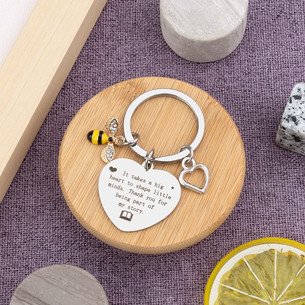 BOMEON Teacher Gifts Teacher Keychain Valentines Day Gifts for Teachers from Kids Students Graduation Gifts Thank You Gifts Teacher Appreciation Gifts Thanksgiving Gifts for Teachers Christmas Gifts