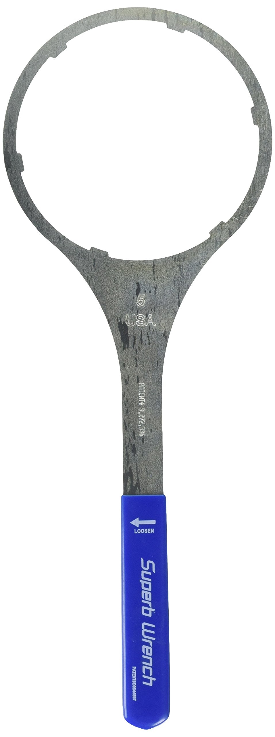 Superb Wrench SPBW-5 Heavy Duty Metal Water Filter Housing Wrench (5.93 inch Inside Diameter)