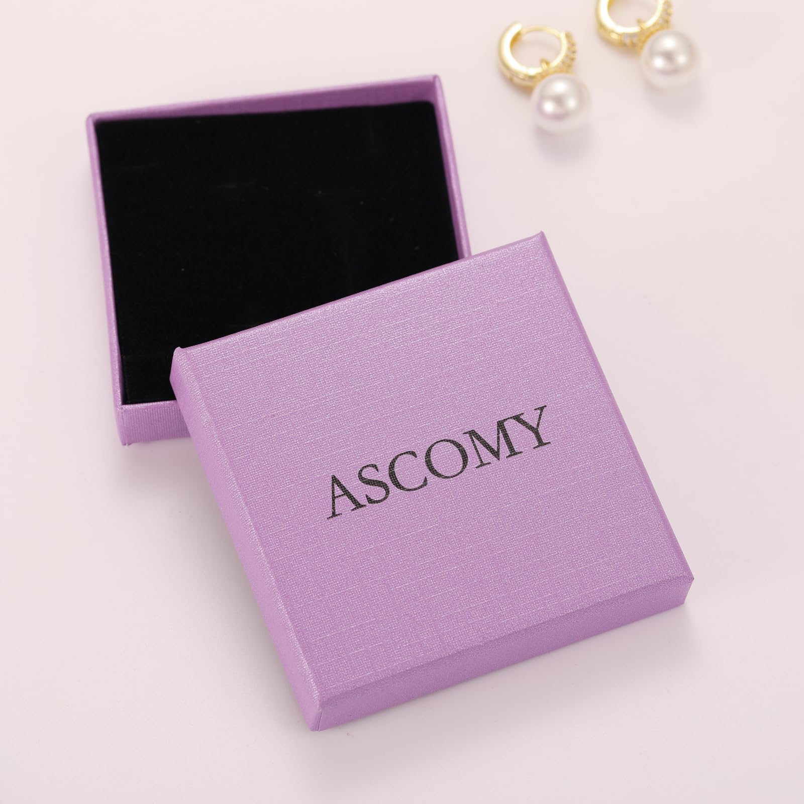 ASCOMY Hoop Earrings Set for Women Teen Silver Huggie Hoops Earrings 14K White Gold Plated 3 Pairs Chunky Circle Hoop Buckle Earrings Set Lightweight Hypoallergenic Gifts for Women Girls