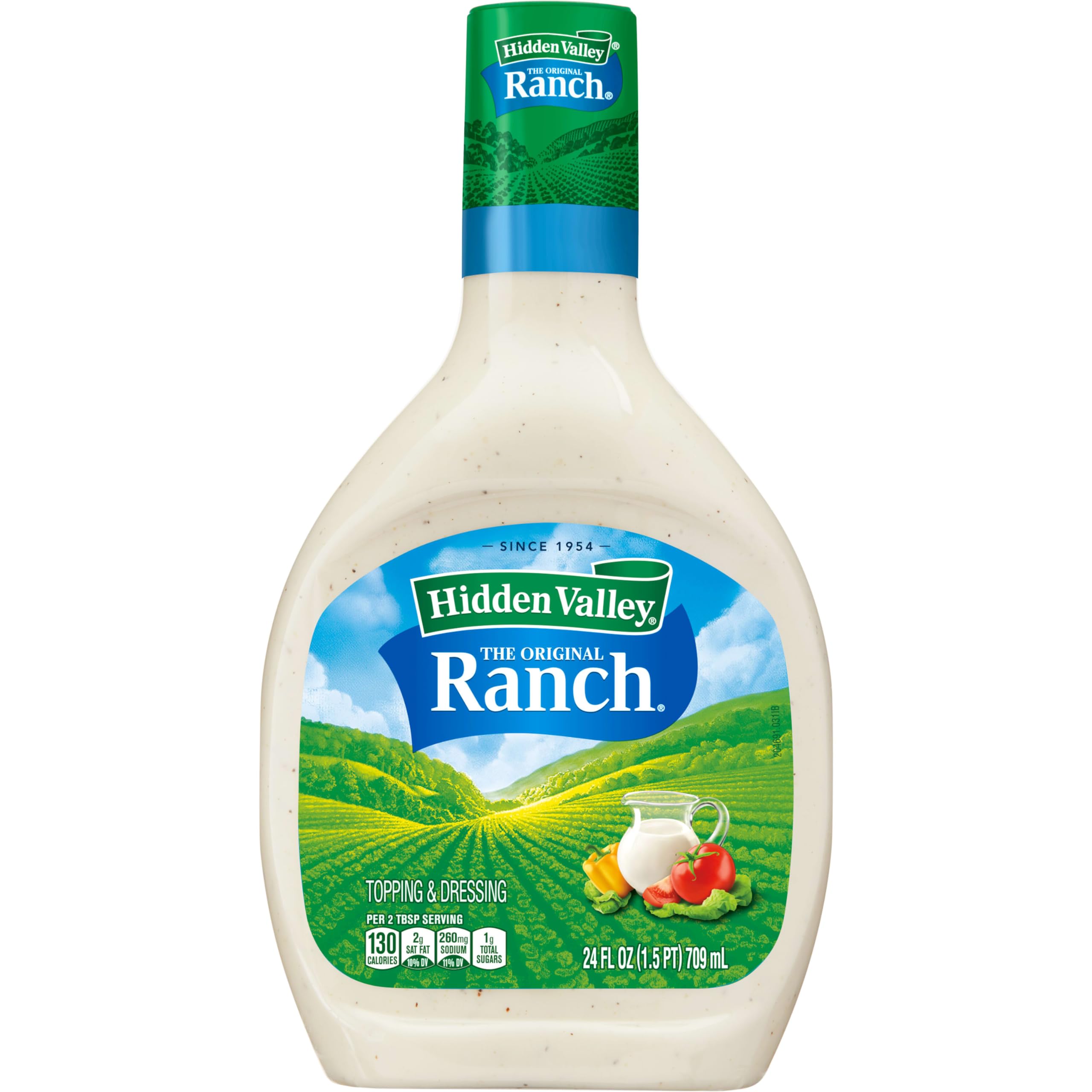 Hidden Valley Original Ranch Salad Dressing and Topping, 24 Ounce Bottle (Package May Vary)