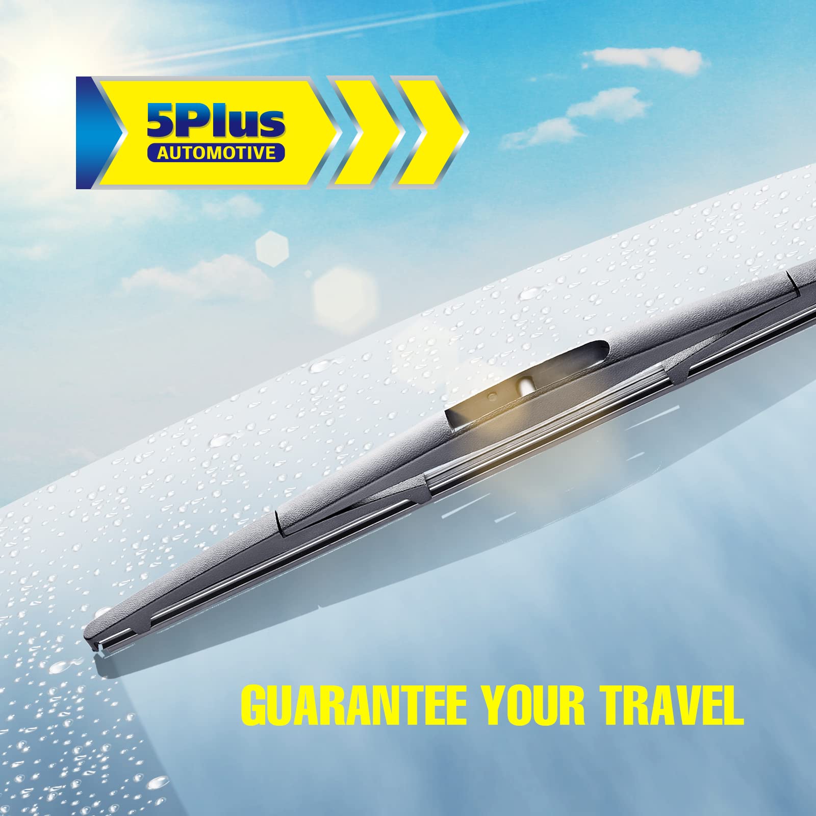 5 PLUS® 14 Inch Rear Wiper Blade Replacement for Subaru Forester 2022-2006 Ascent 2022-2019 Impreza 2011-2004 Outback 19-05 Tribeca 14-06/Honda CRV 11-07 Fit 20-07 BACK Windshield Wiper(14B/H354)