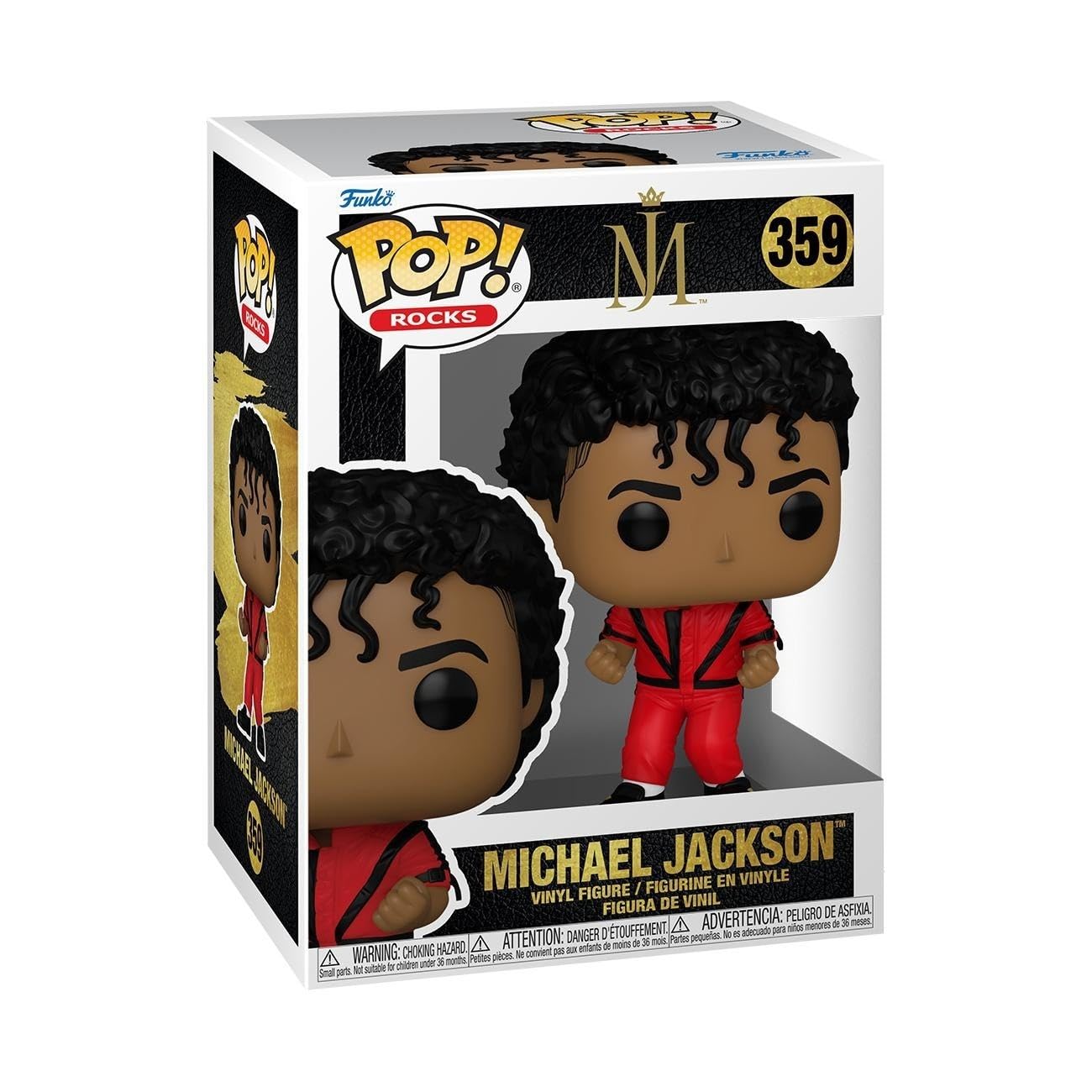 Funko POP! Rocks: Michael Jackson - (Thriller) - Collectable Vinyl Figure - Gift Idea - Official Merchandise - for Kids & Adults - Music Fans - Model Figure for Collectors and Display