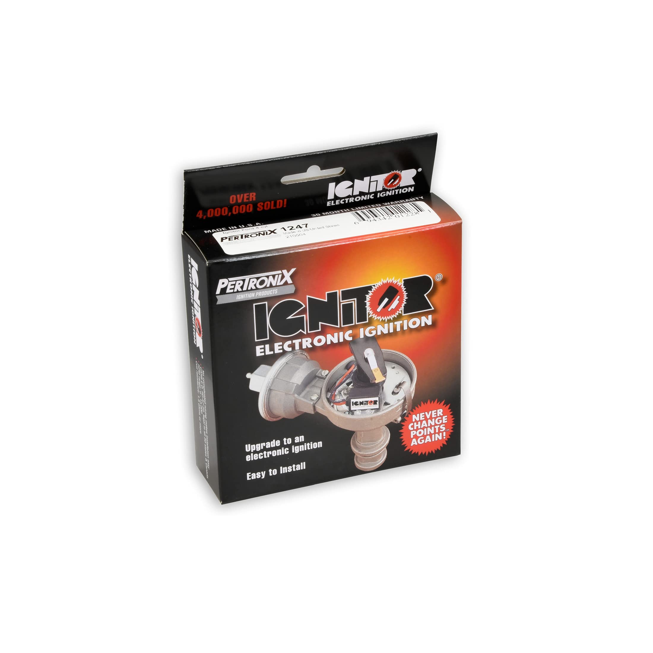 PerTronix 1247 Ignitor Electronic Ignition Conversion Kit, Compatible with Ford 4 Cylinder